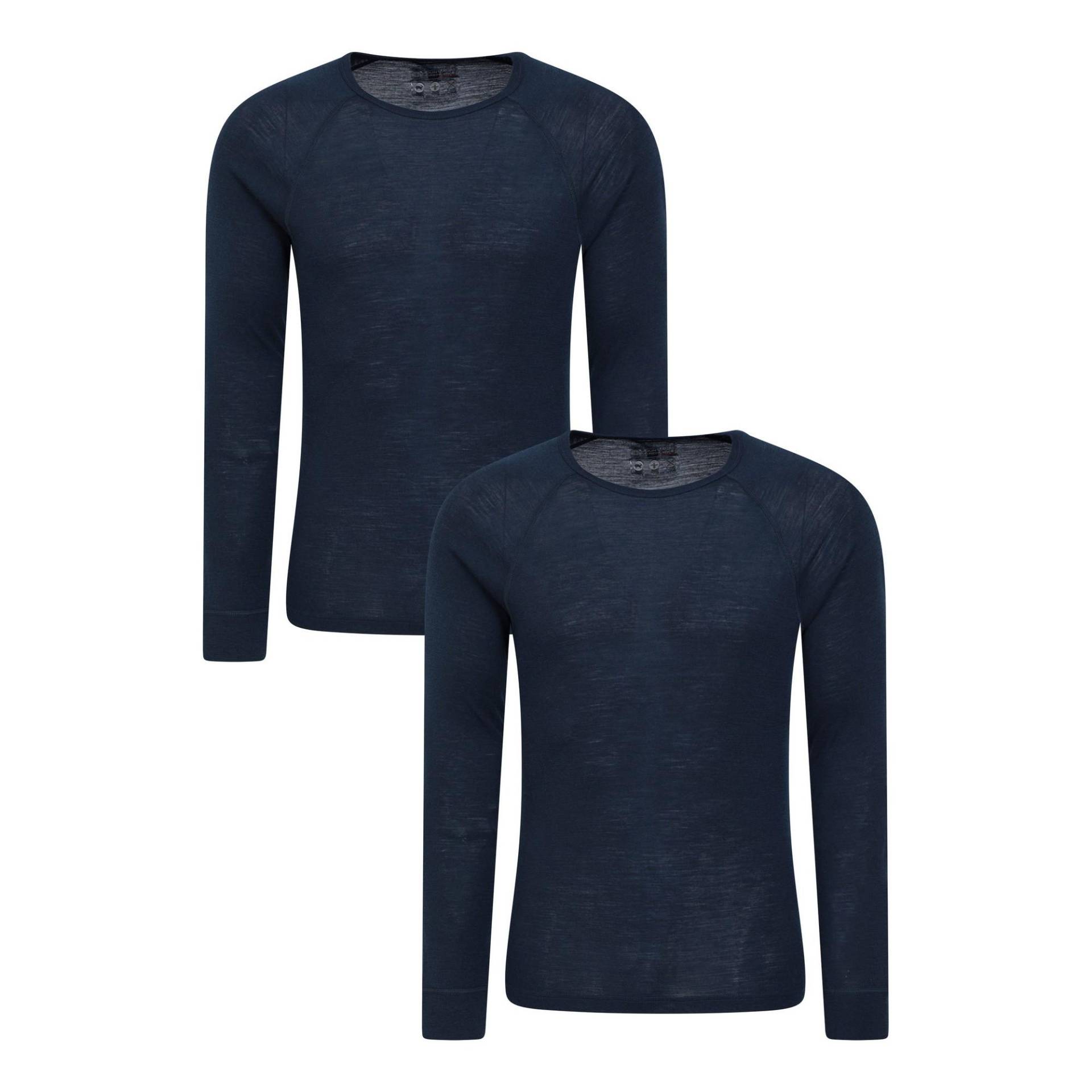 Base Layer Oberteil (2erpack) Herren Marine L von Mountain Warehouse