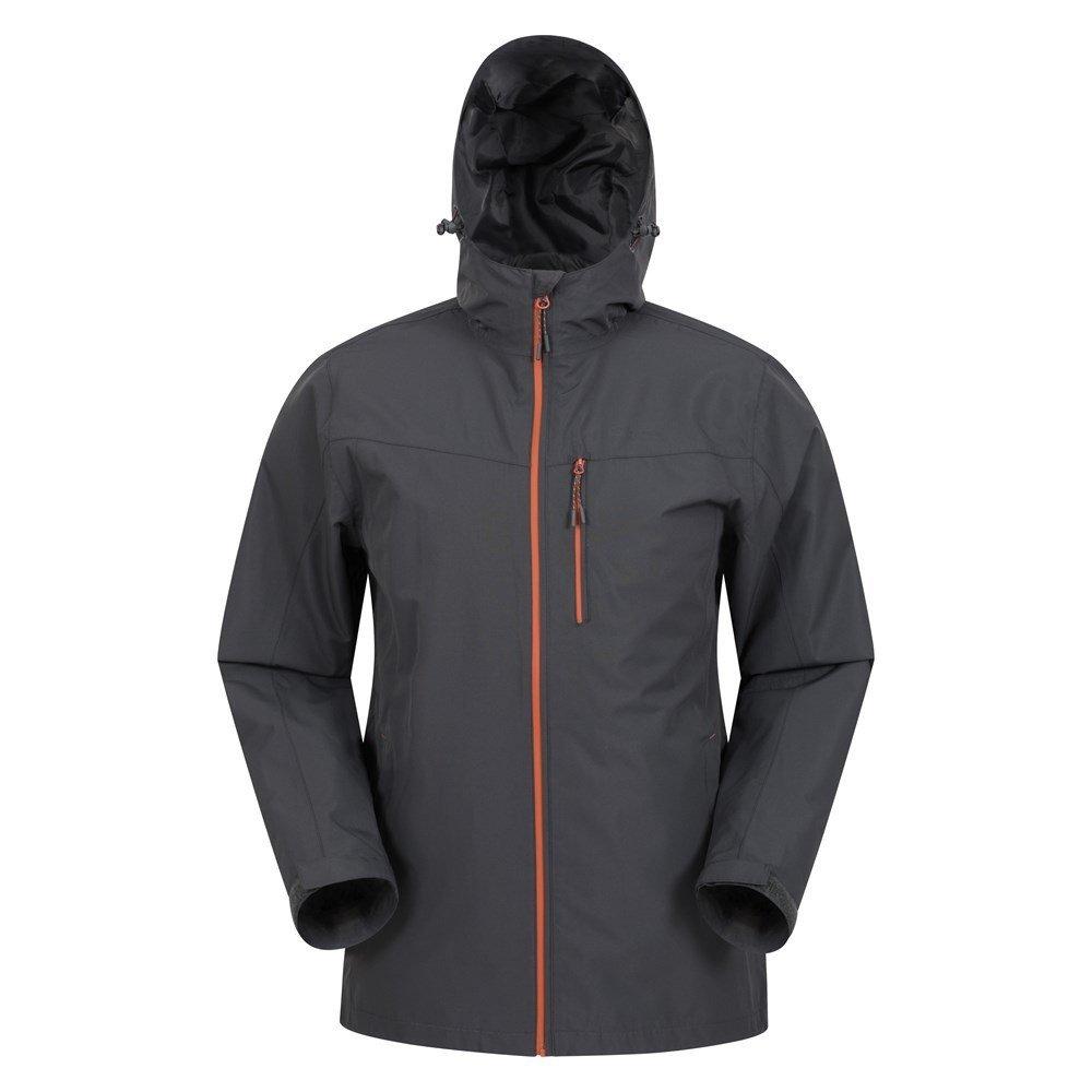 Brisk Extreme Jacke, Wasserfest Herren Grau L von Mountain Warehouse