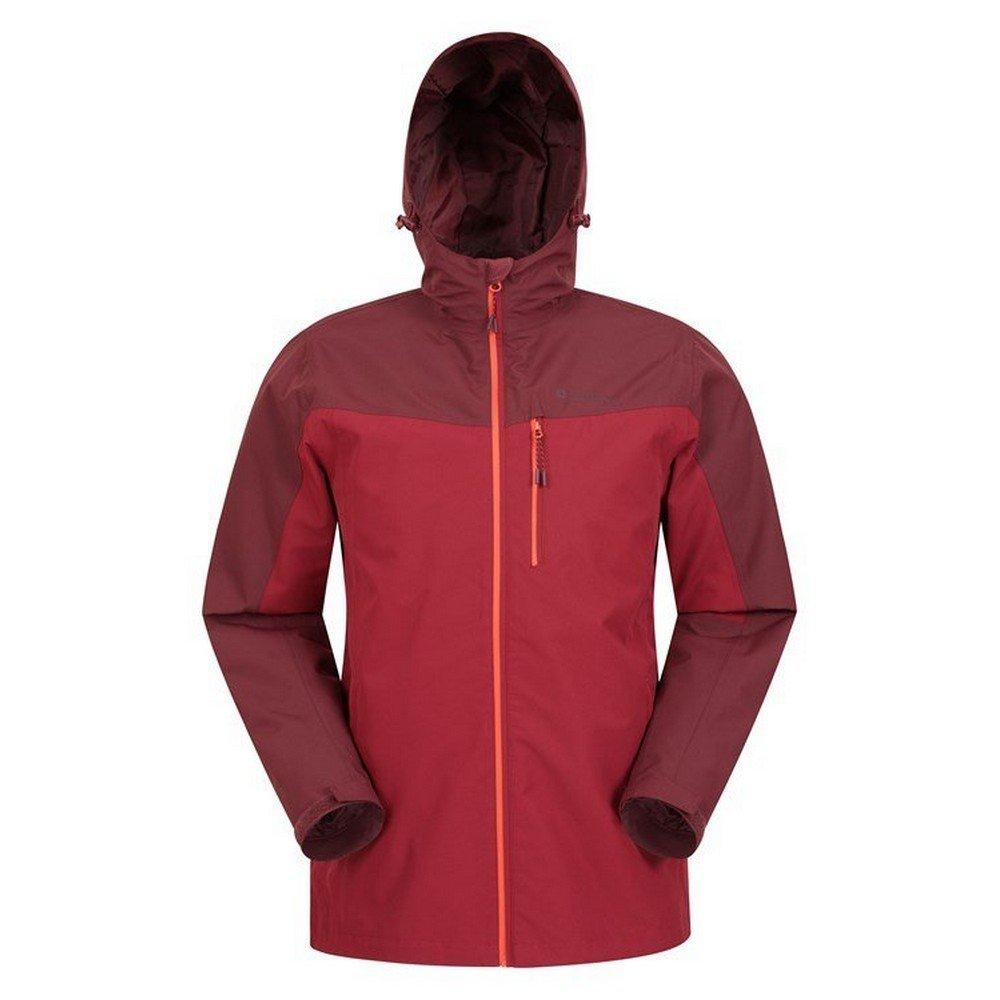 Brisk Extreme Jacke, Wasserfest Herren Rot Bunt S von Mountain Warehouse