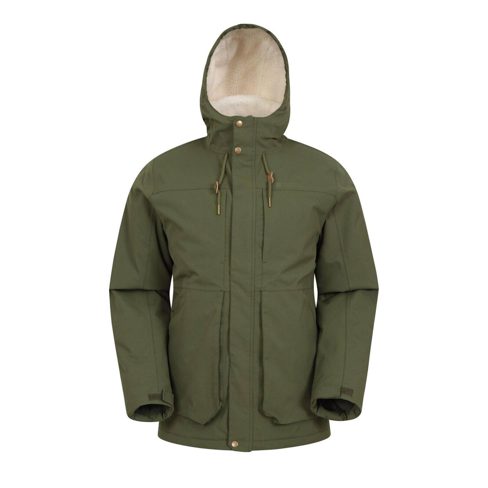 Coastline Jacke, Wasserfest Herren Grün XXS von Mountain Warehouse