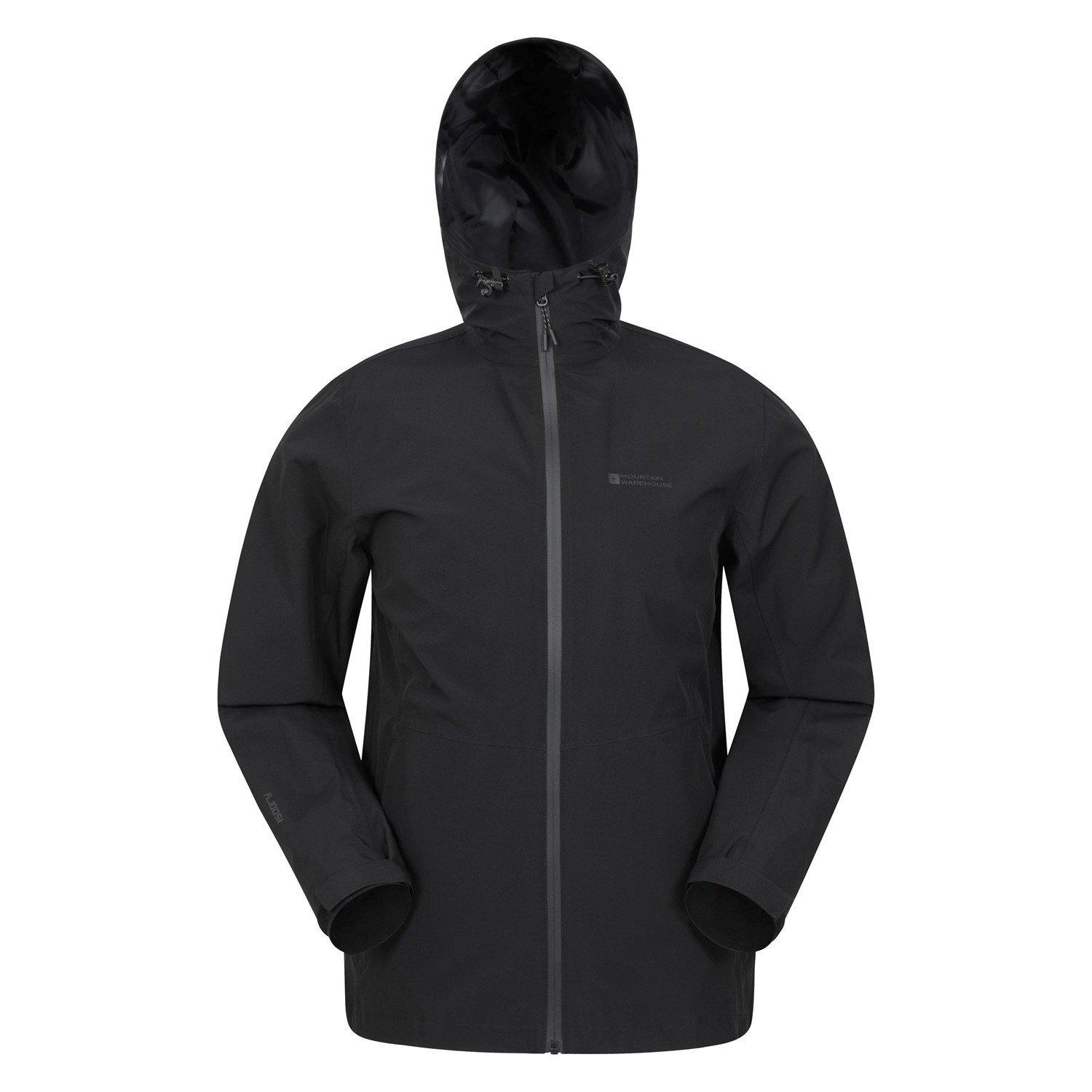 Covert Jacke Wasserfest Herren Schwarz XS von Mountain Warehouse