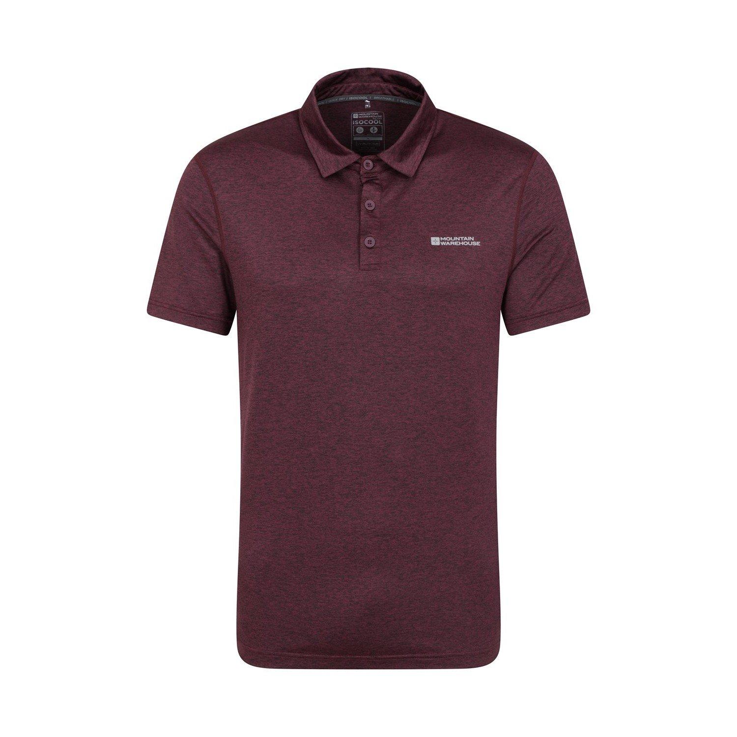 Deuce Poloshirt Herren Lila L von Mountain Warehouse