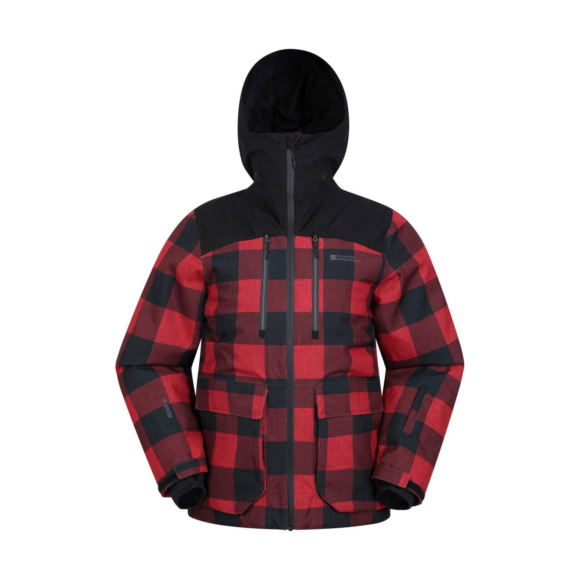 Drayton Skijacke Herren Rot Bunt L von Mountain Warehouse