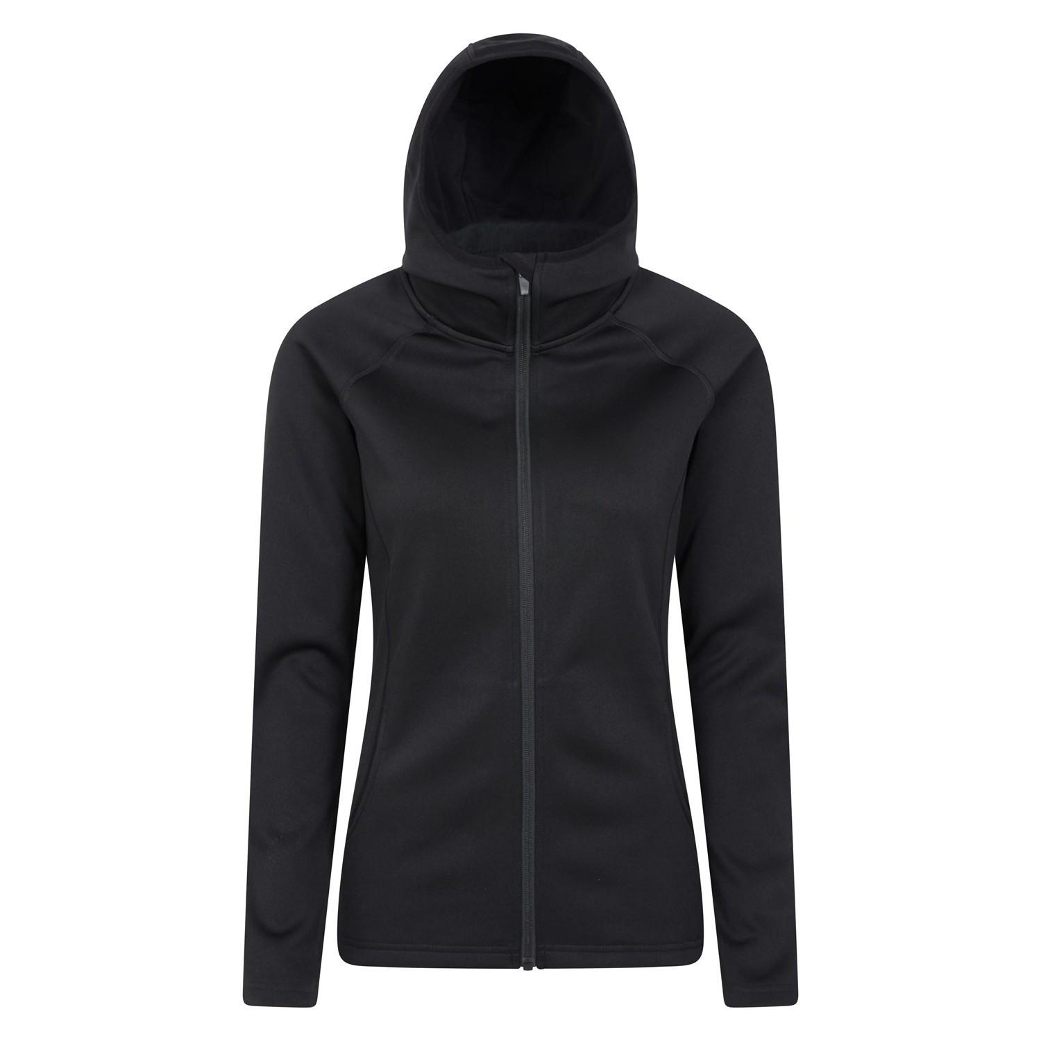 Dynamic Chakra Hoodie Mit Durchgehendem Reißverschluss Damen Schwarz 40 von Mountain Warehouse