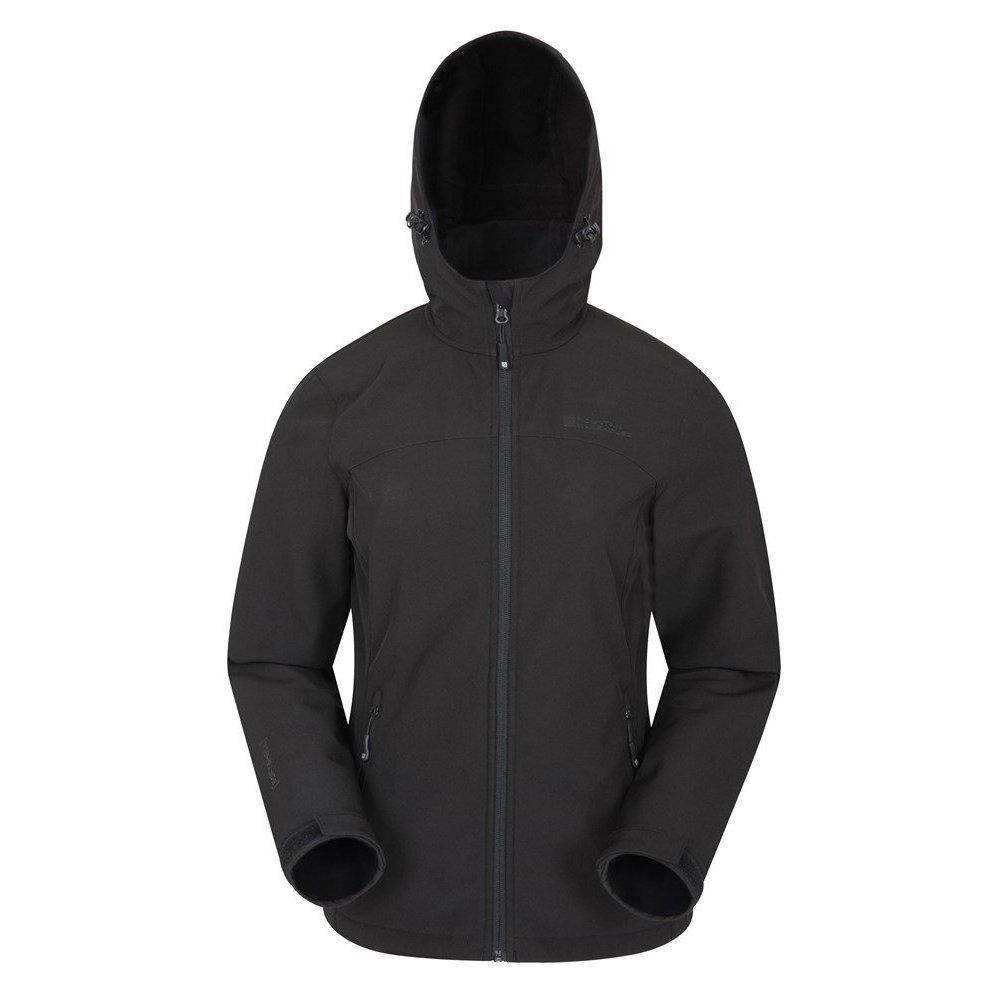 Exodus Softshelljacke Atmungsaktiv Damen Schwarz 38 von Mountain Warehouse