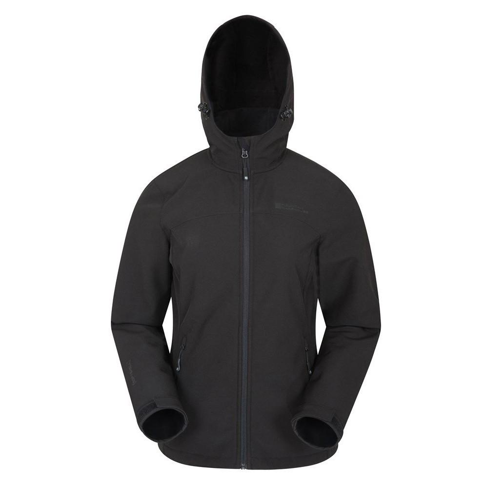 Exodus Softshelljacke Atmungsaktiv Damen Schwarz 48 von Mountain Warehouse