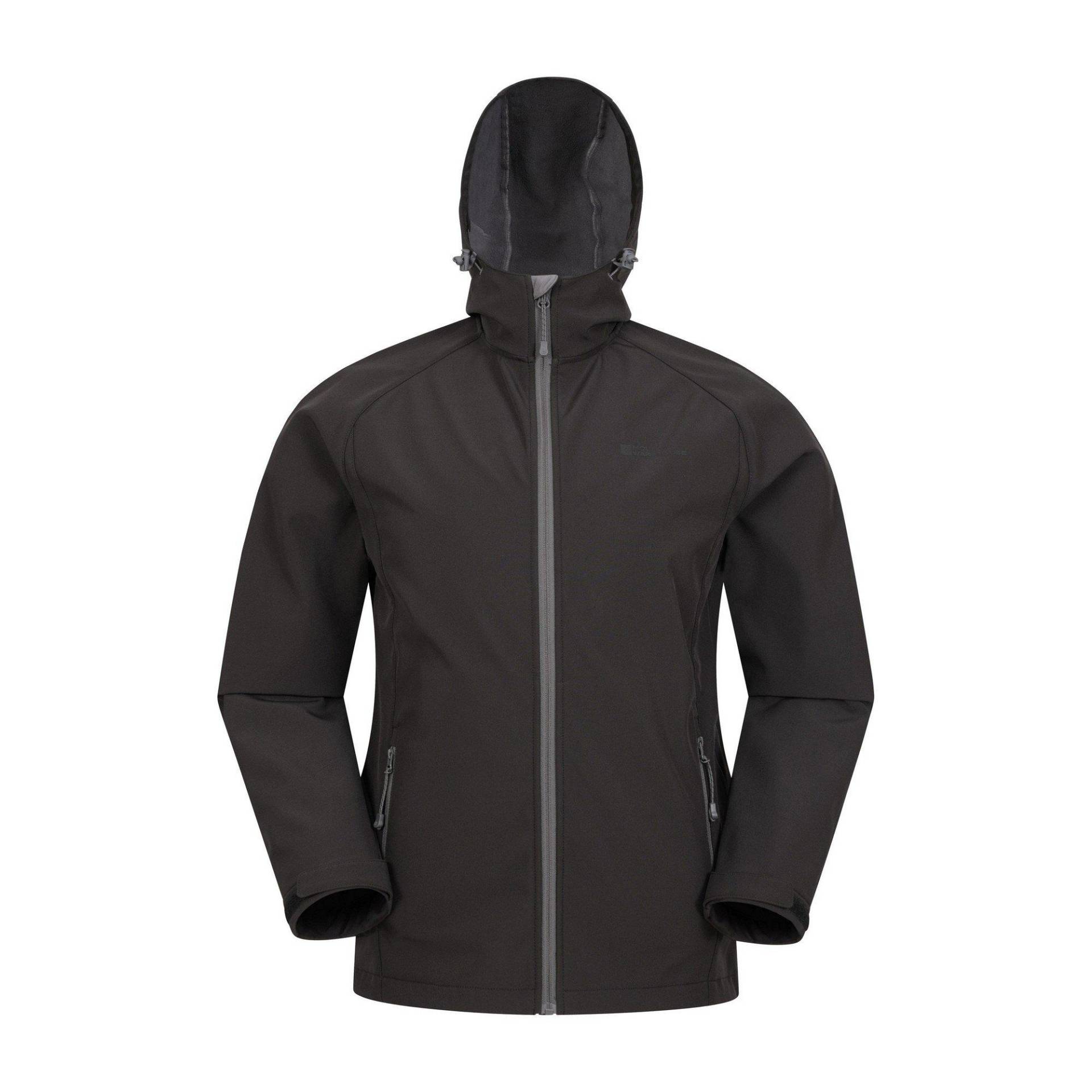 Exodus Softshelljacke Herren Schwarz L von Mountain Warehouse