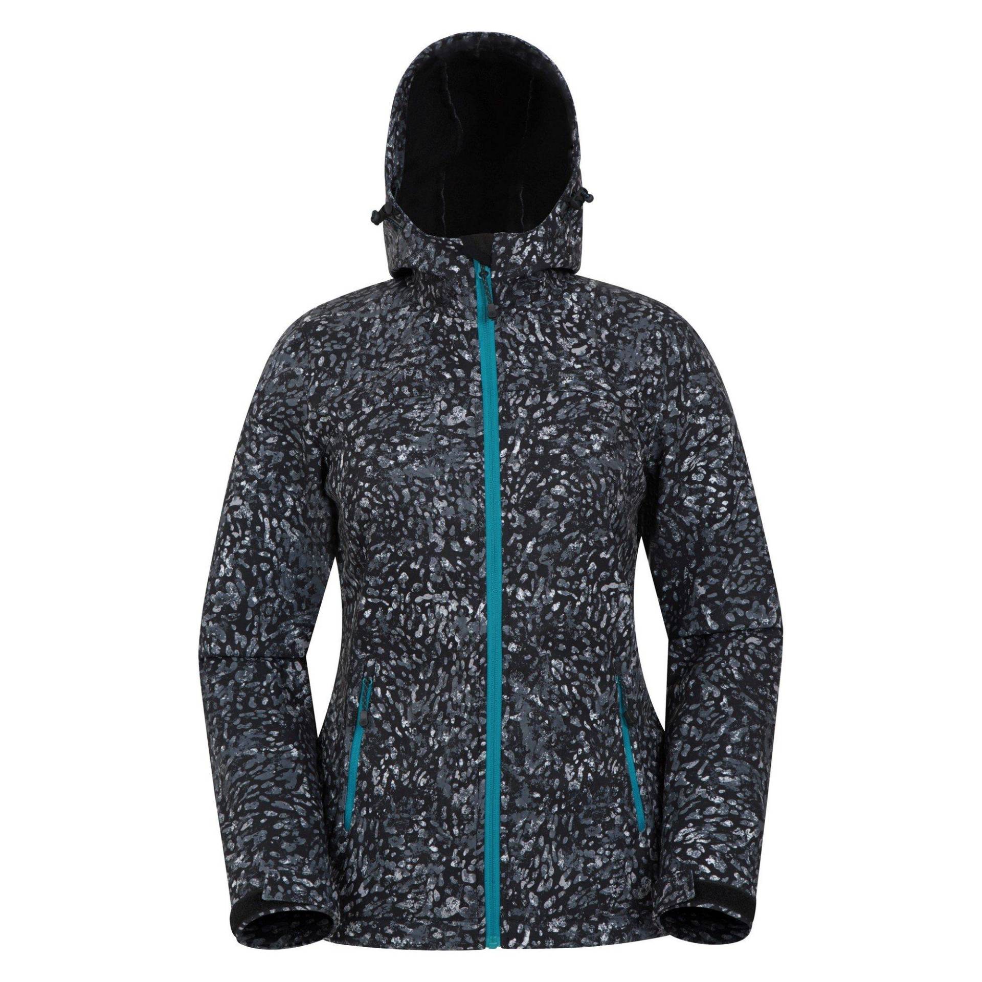 Exodus Softshelljacke Wasserbeständig Damen Schwarz 30 von Mountain Warehouse