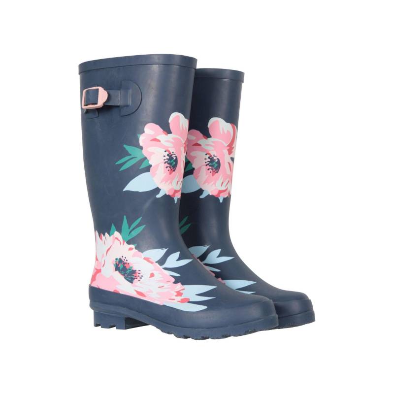 Gummistiefel, Floral Damen Marine 39.5 von Mountain Warehouse