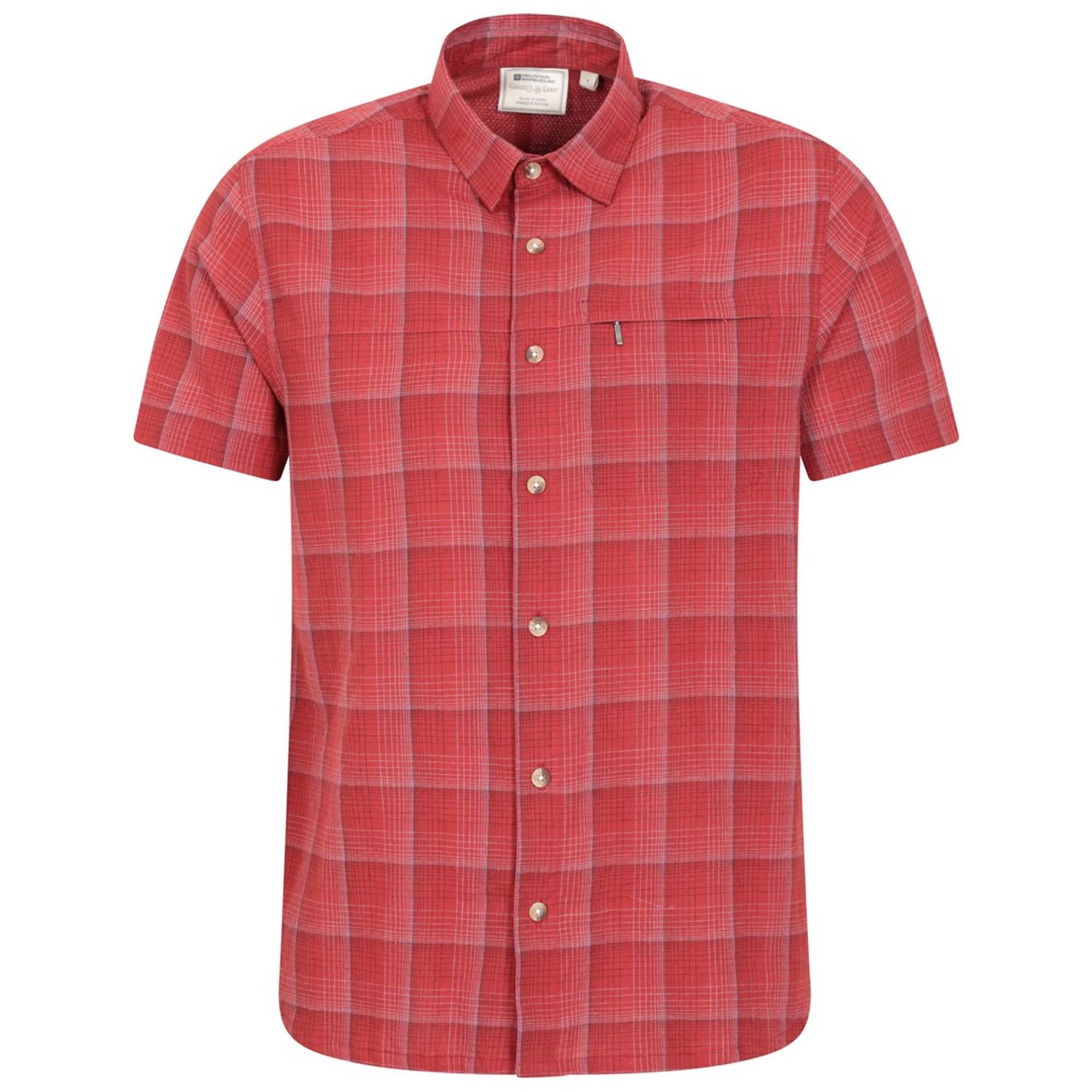 Hemd Herren Rot Bunt XL von Mountain Warehouse