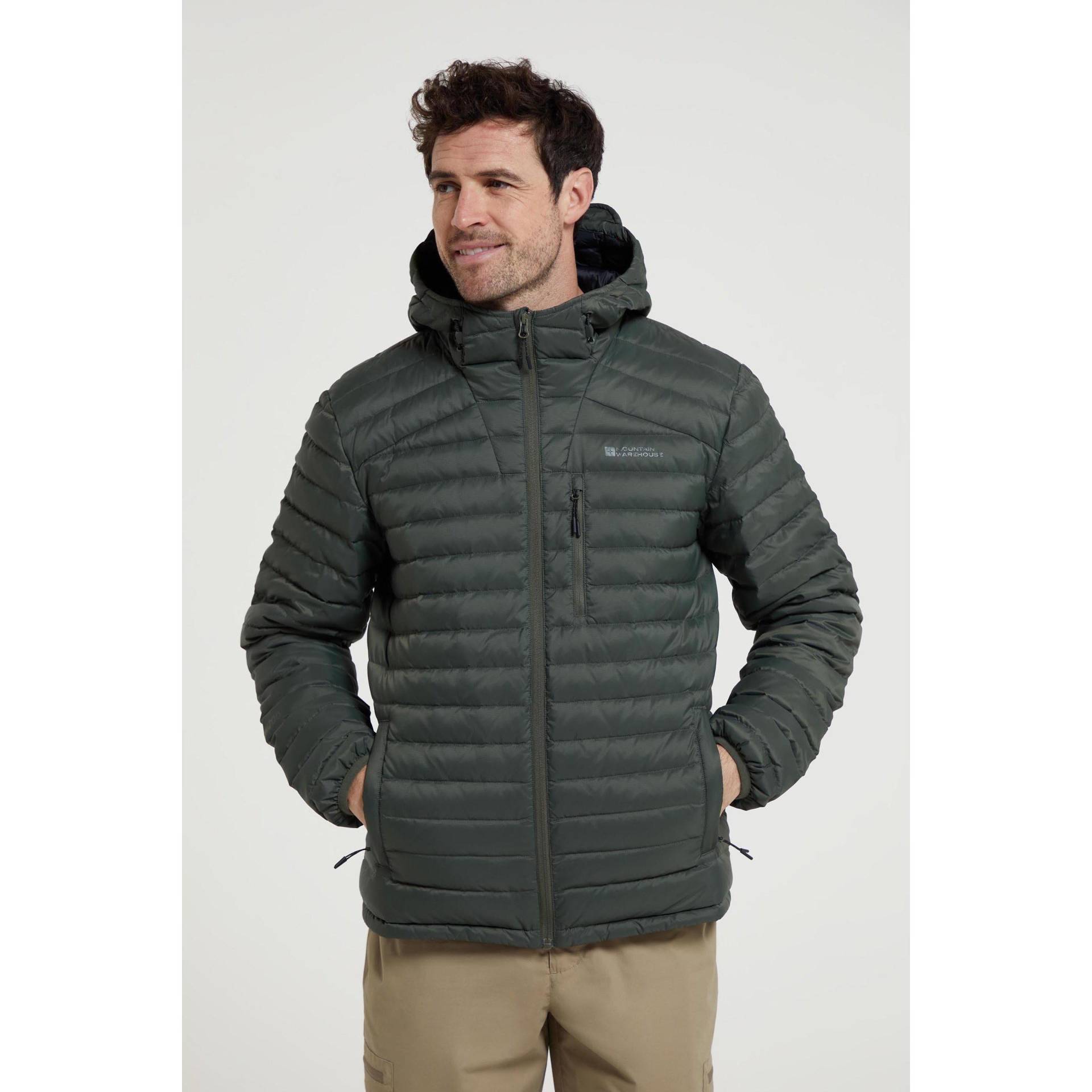 Henry Ii Extreme Steppjacke Daunengefüllt Herren Khaki XS von Mountain Warehouse