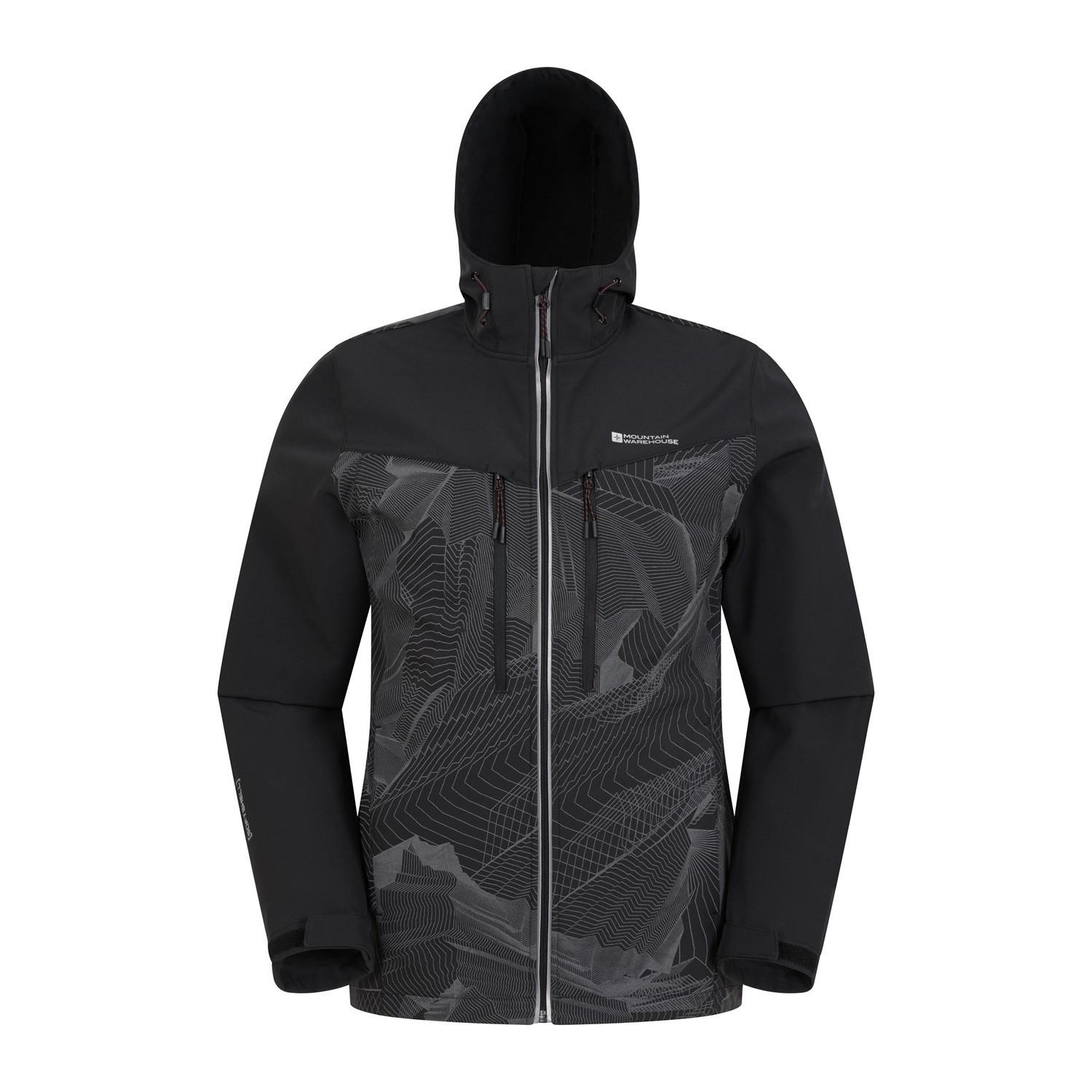 Illuminate Ii Softshelljacke Herren Schwarz XL von Mountain Warehouse