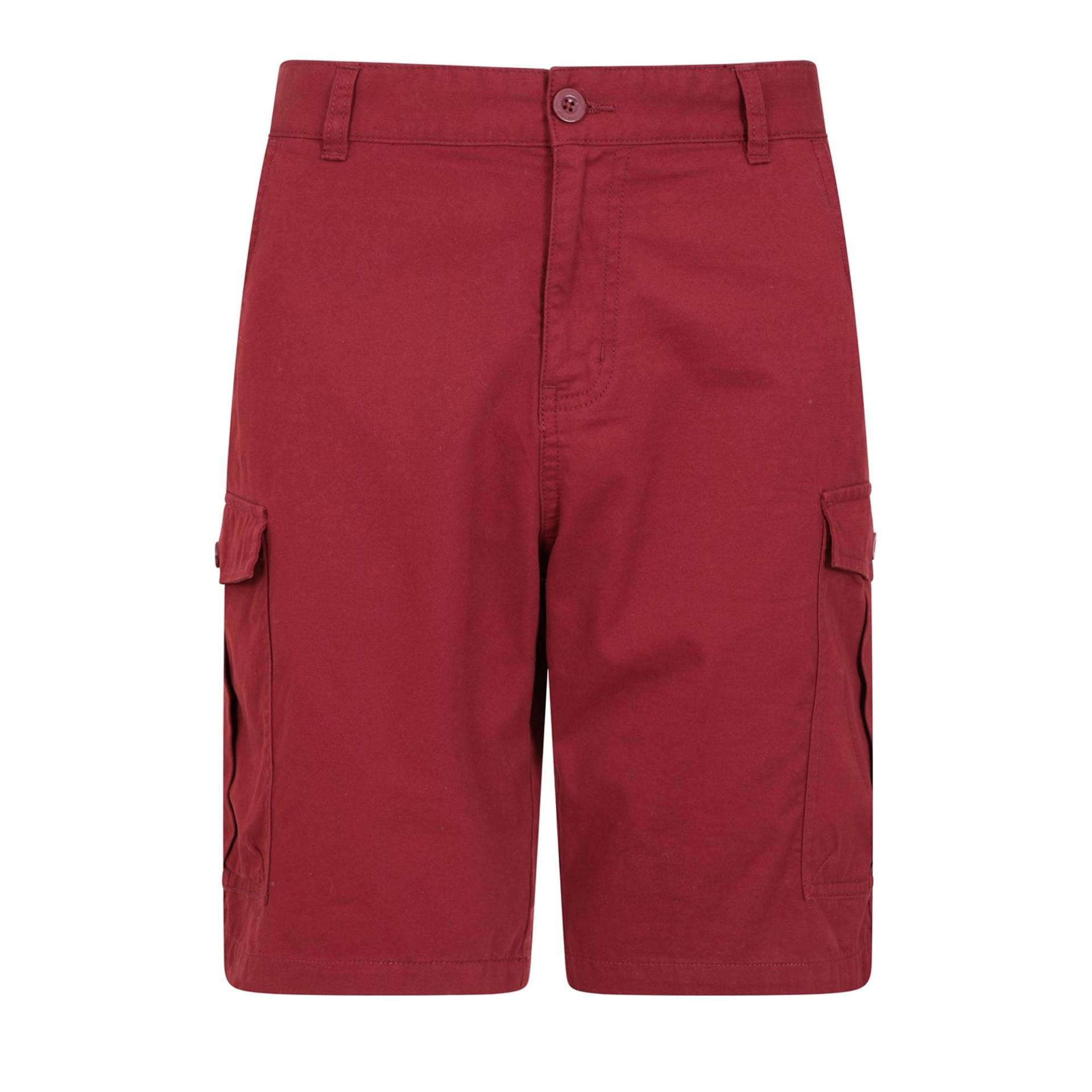 Lakeside Cargoshorts Herren Weinrot W34 von Mountain Warehouse