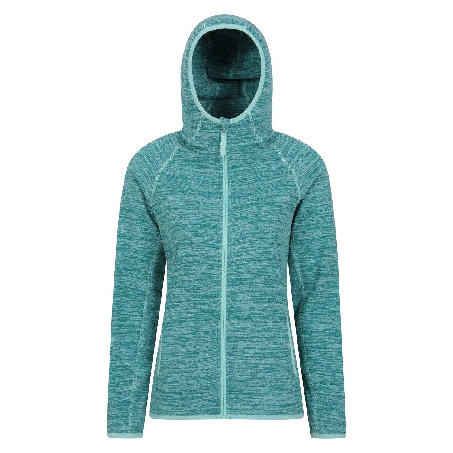 Lleyn Ii Hoodie Mit Durchgehendem Reißverschluss Damen Taubenblau 32 von Mountain Warehouse