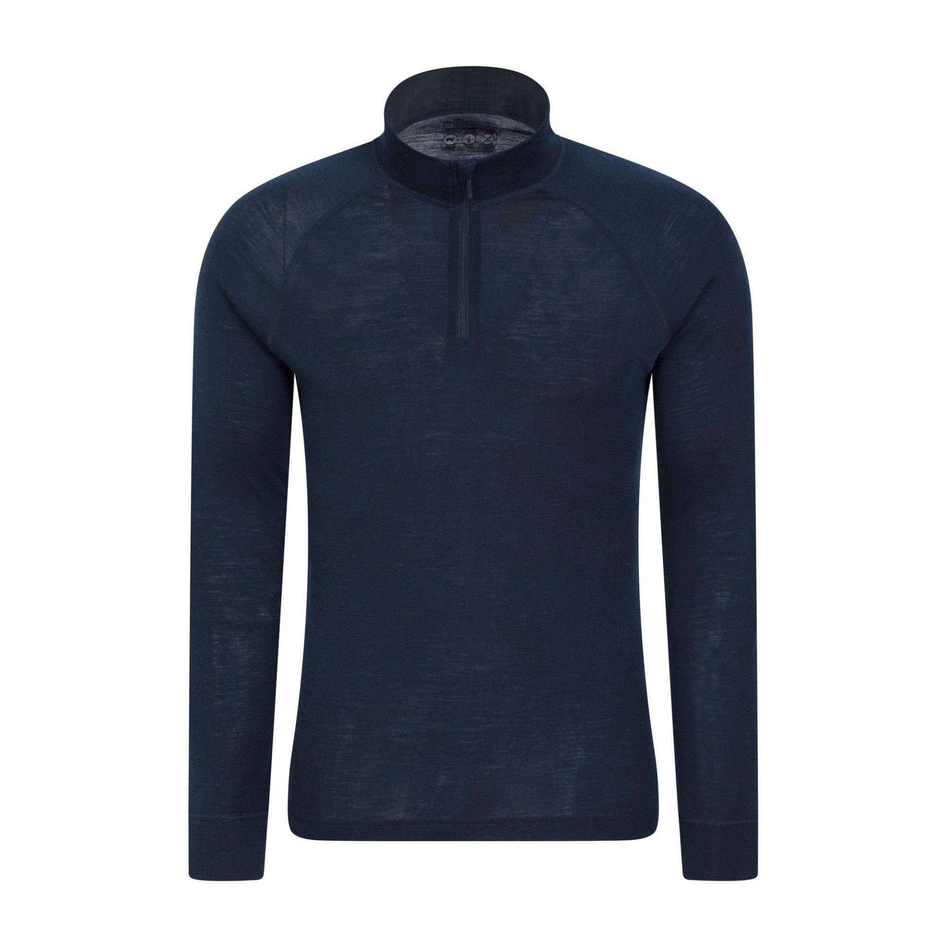 Merino Ii Base Layer Oberteil Herren Marine 4XL von Mountain Warehouse