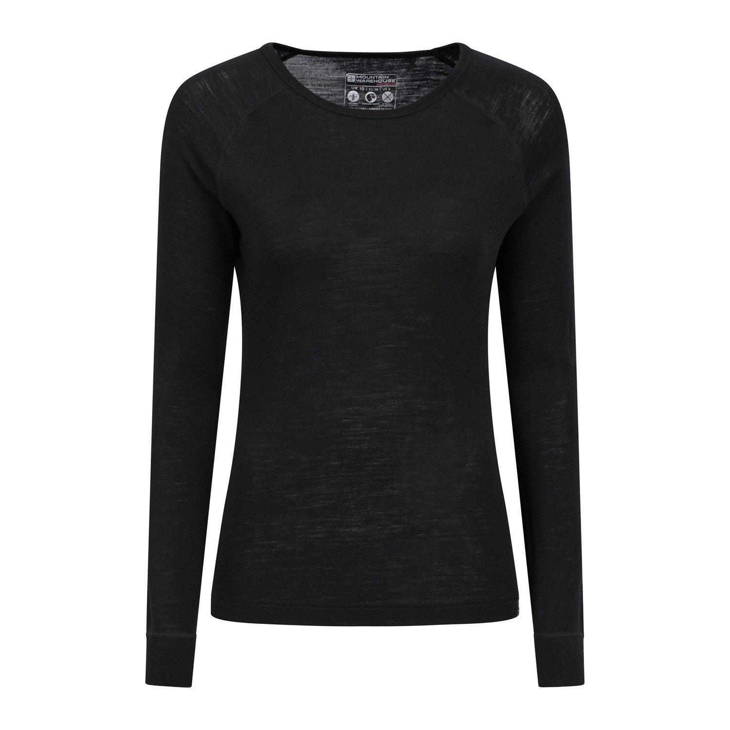 Merino Ii Thermotop Damen Schwarz 34 von Mountain Warehouse