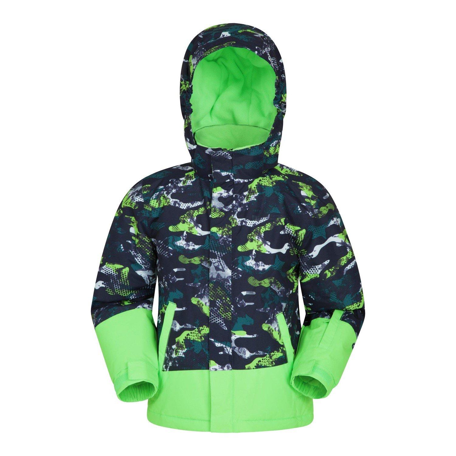 Mogal Skijacke Jungen Grün 98 von Mountain Warehouse