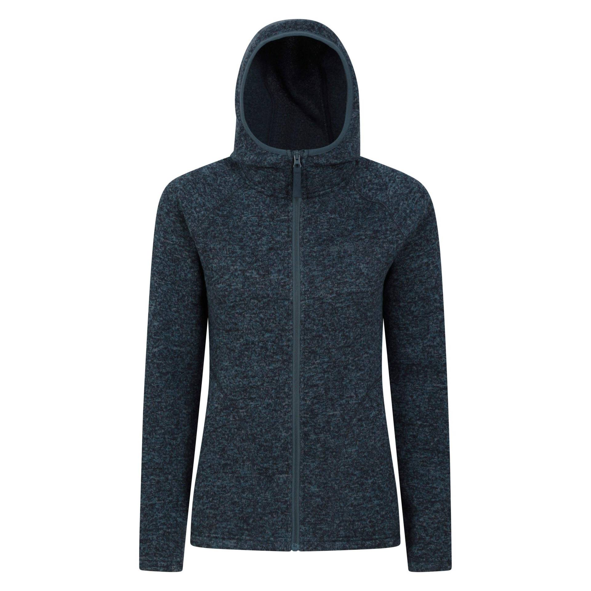 Nevis Hoodie Mit Durchgehendem Reißverschluss Durchgehender Reißverschluss Damen Dunkelblau 34 von Mountain Warehouse