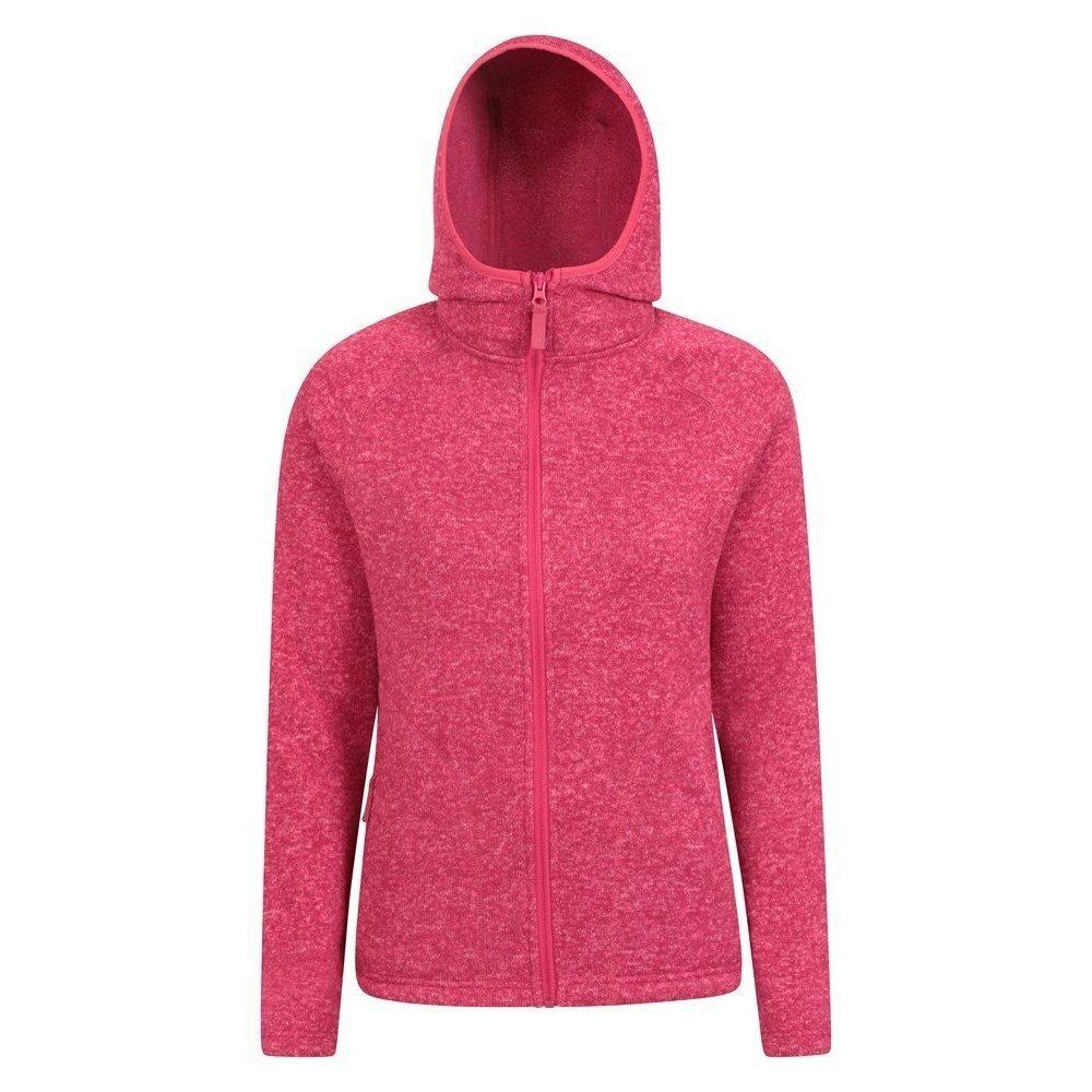 Nevis Hoodie Mit Durchgehendem Reißverschluss Durchgehender Reißverschluss Damen Fuchsia 40 von Mountain Warehouse