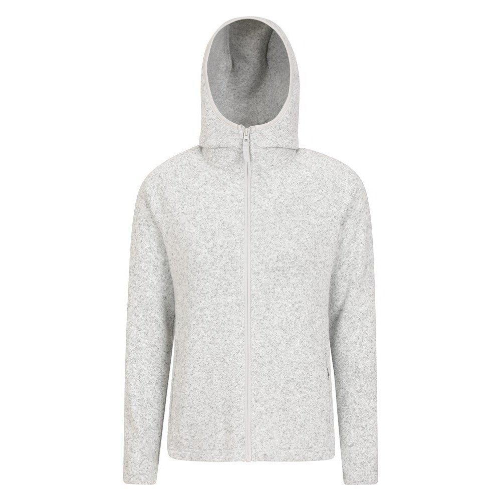 Nevis Hoodie Mit Durchgehendem Reißverschluss Durchgehender Reißverschluss Damen Grau 34 von Mountain Warehouse