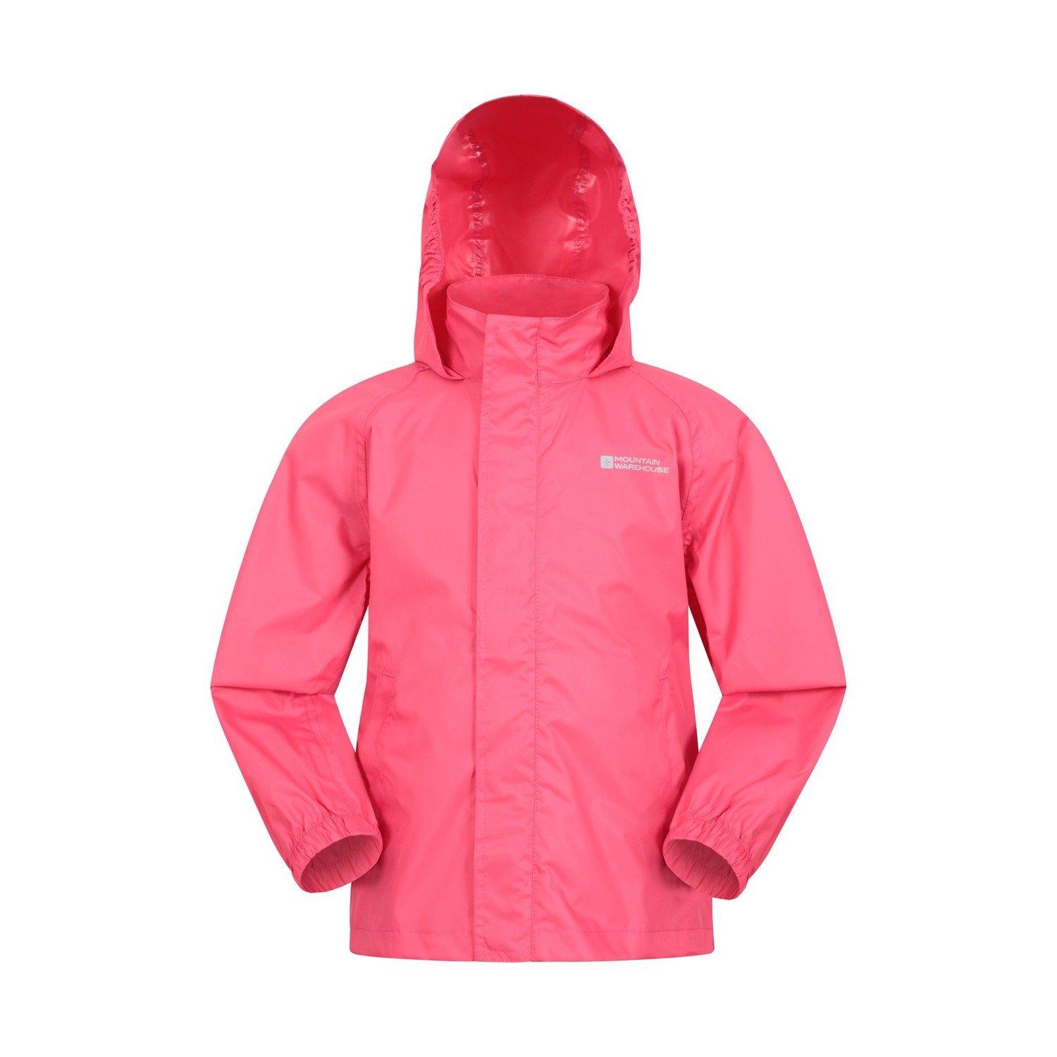 Pakka Ii Jacke, Wasserfest Mädchen Pink 140 von Mountain Warehouse