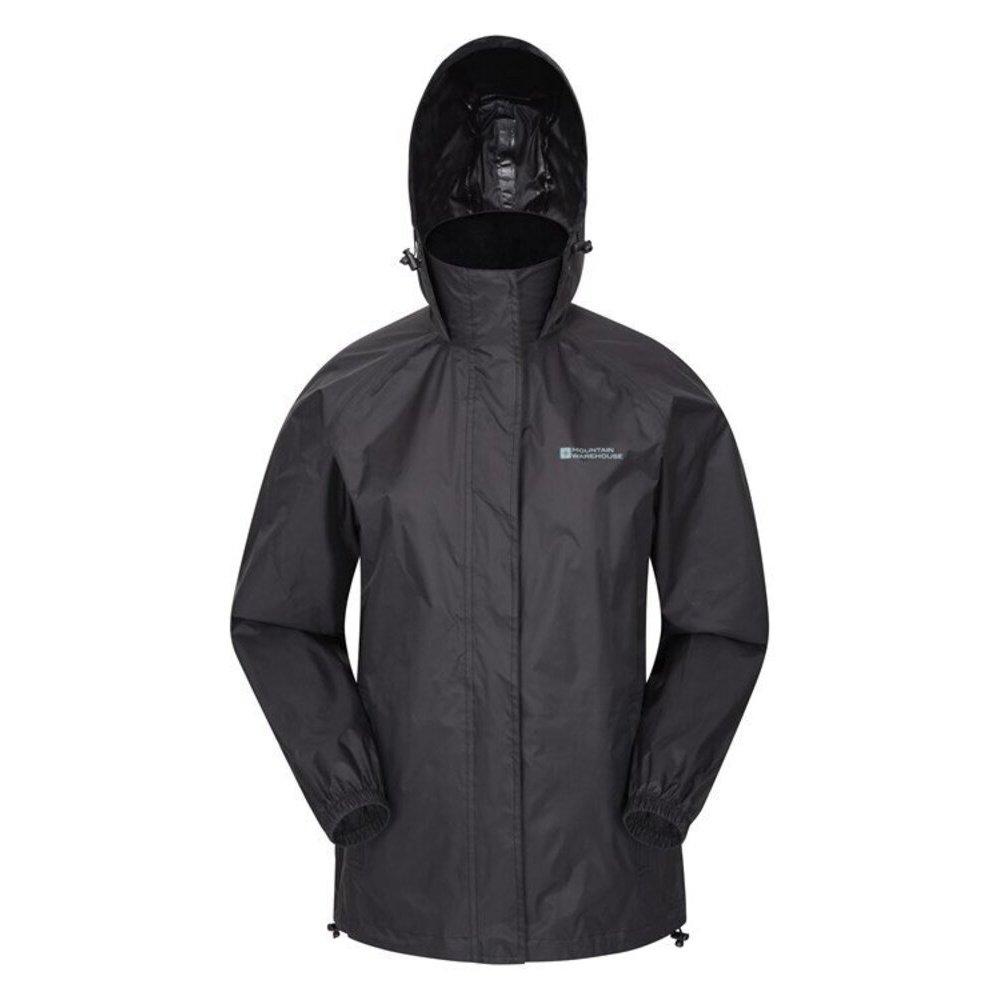 Pakka Jacke, Wasserfest Mädchen Schwarz 140 von Mountain Warehouse