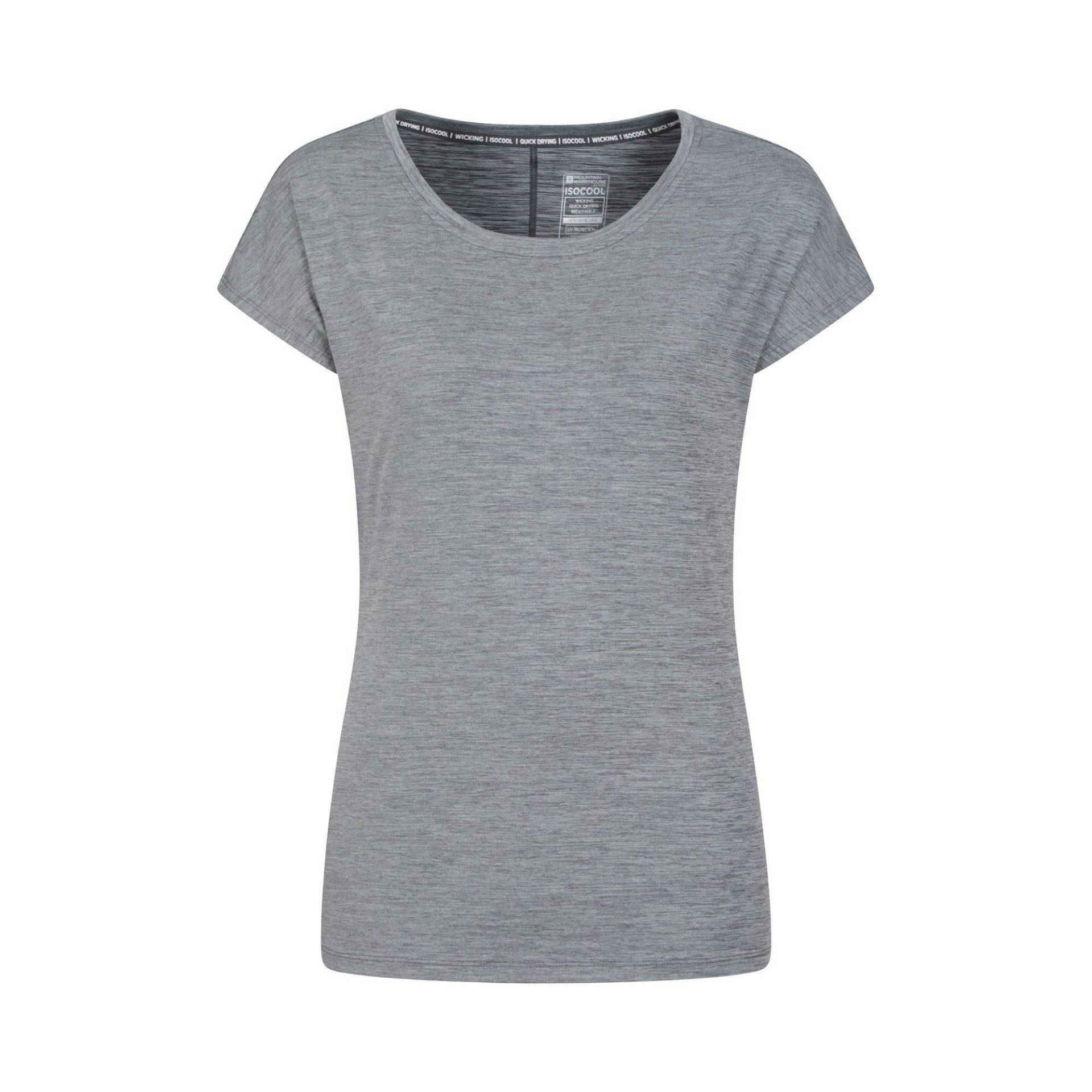 Panna Ii Tshirt Mit Uvschutz Damen Grau 32 von Mountain Warehouse