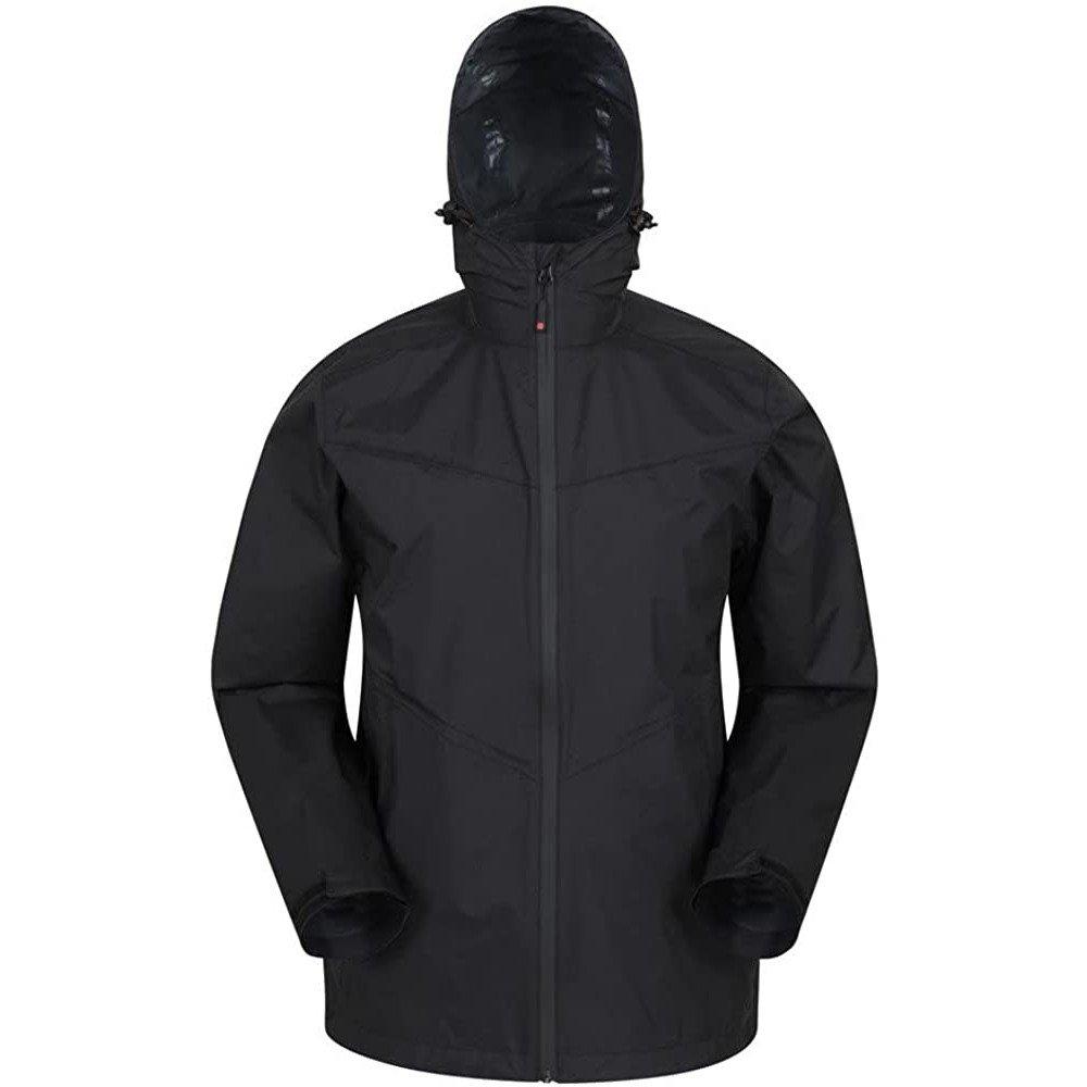 Rift Extreme Jacke, Wasserfest 2,5 Lagen Herren Schwarz S von Mountain Warehouse