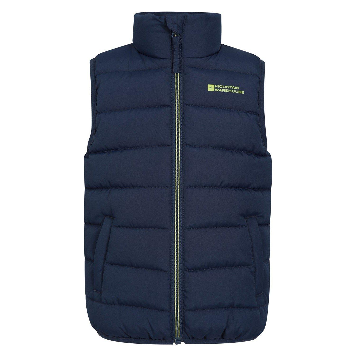 Rocko Weste Wattiert Jungen Dunkelblau 116 von Mountain Warehouse