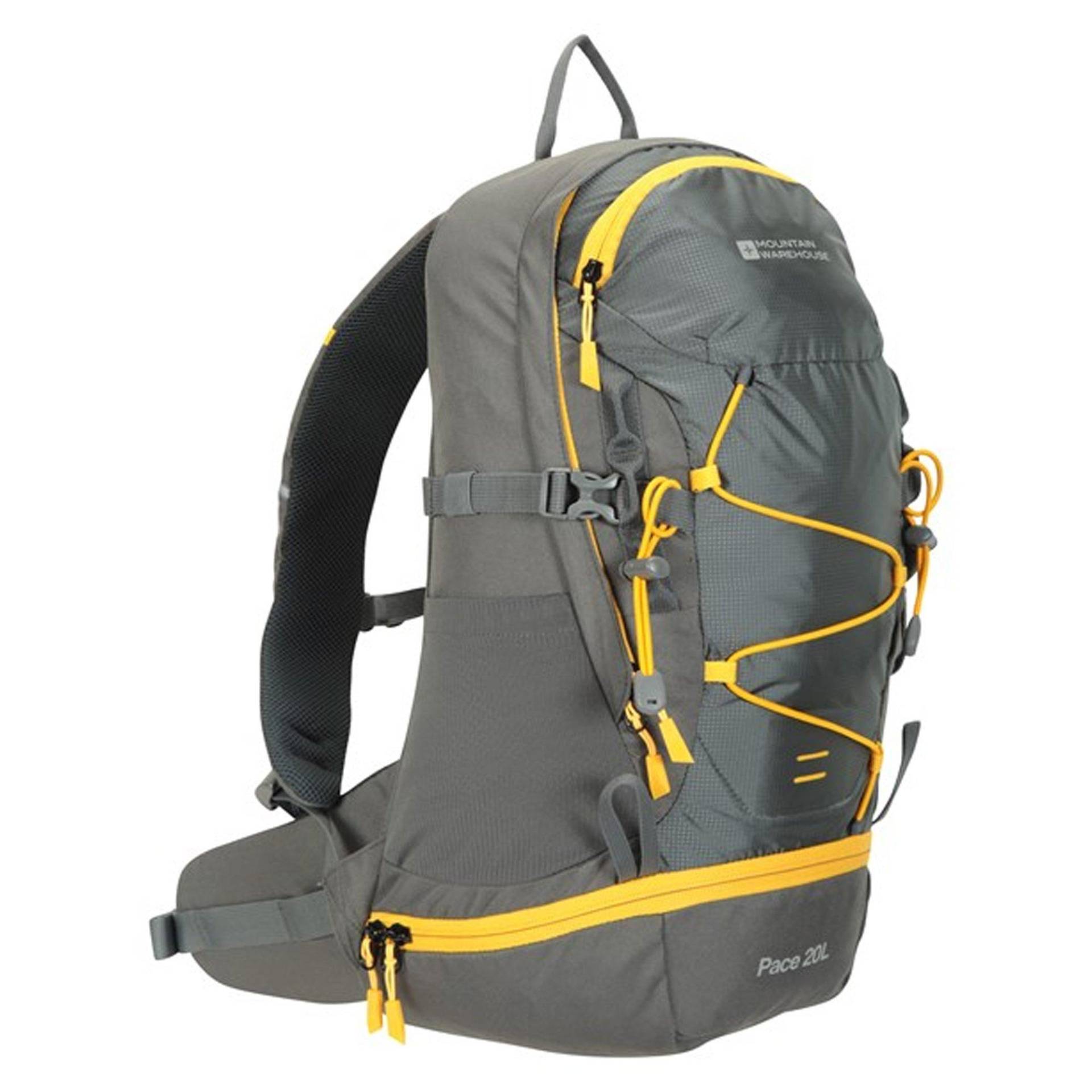 Rucksack Pace, 20l Herren Grau ONE SIZE von Mountain Warehouse