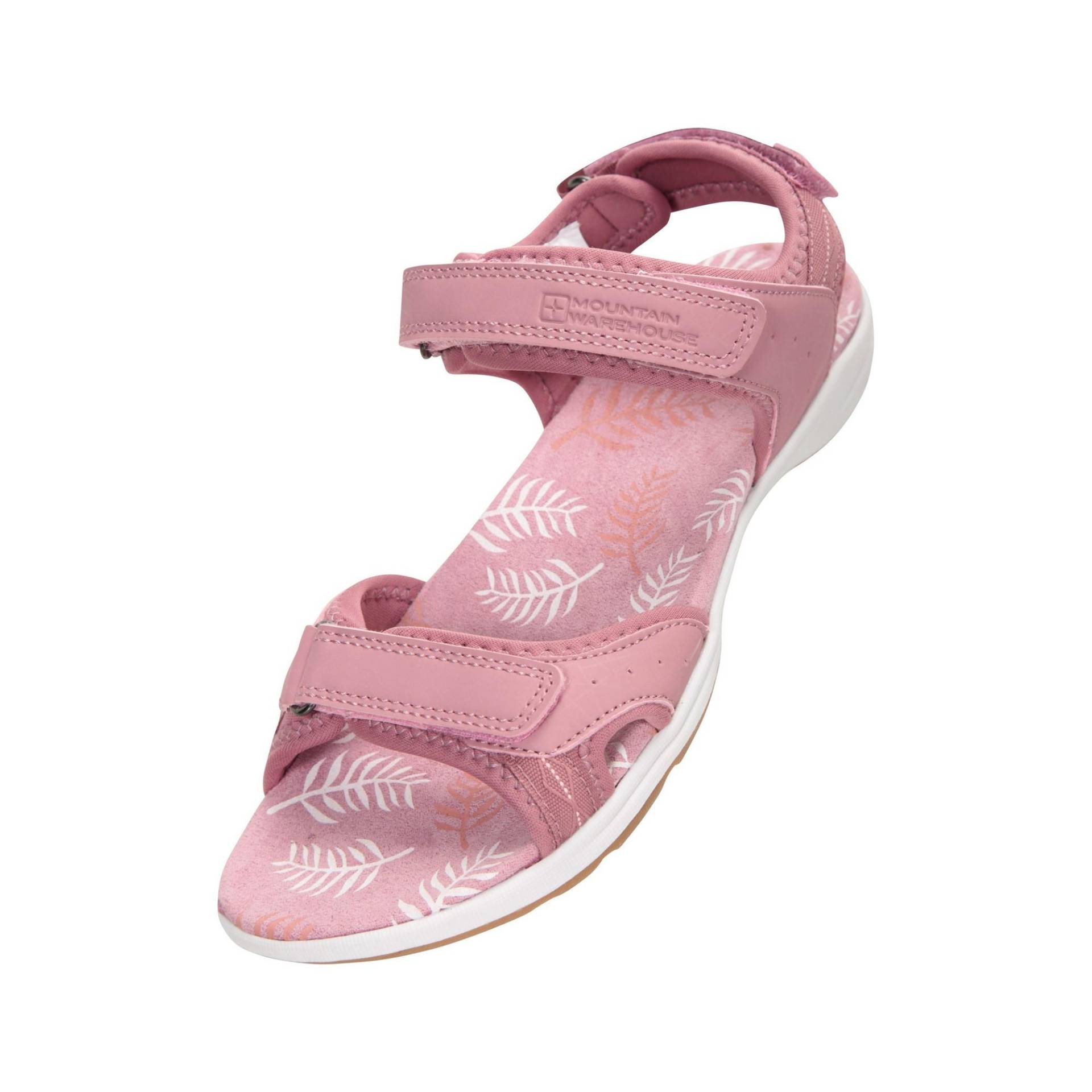 Sandalen Athens, Blätter Damen Pink 40.5 von Mountain Warehouse