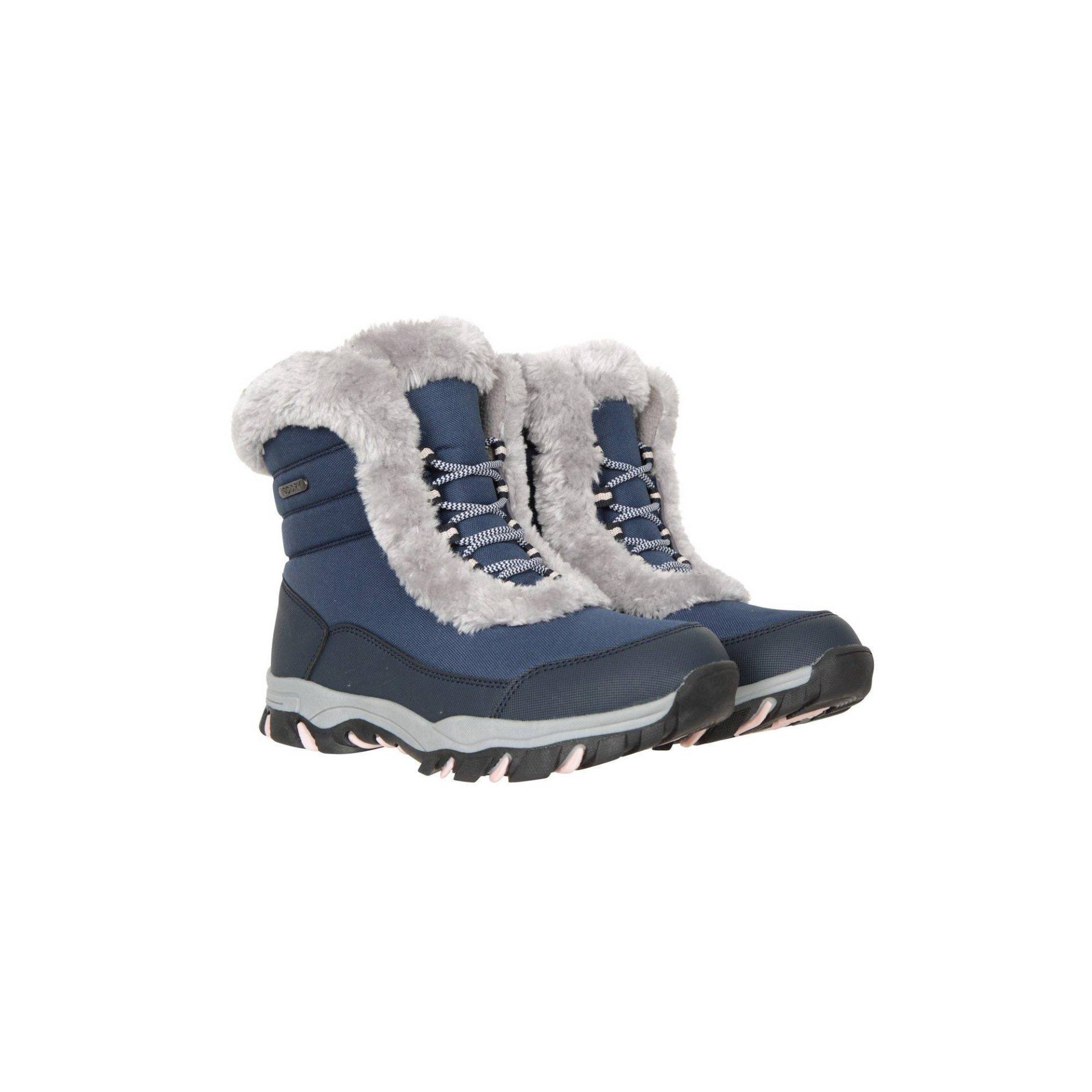 Schneestiefel Ohio, Thermisches Material Damen Blau 40.5 von Mountain Warehouse