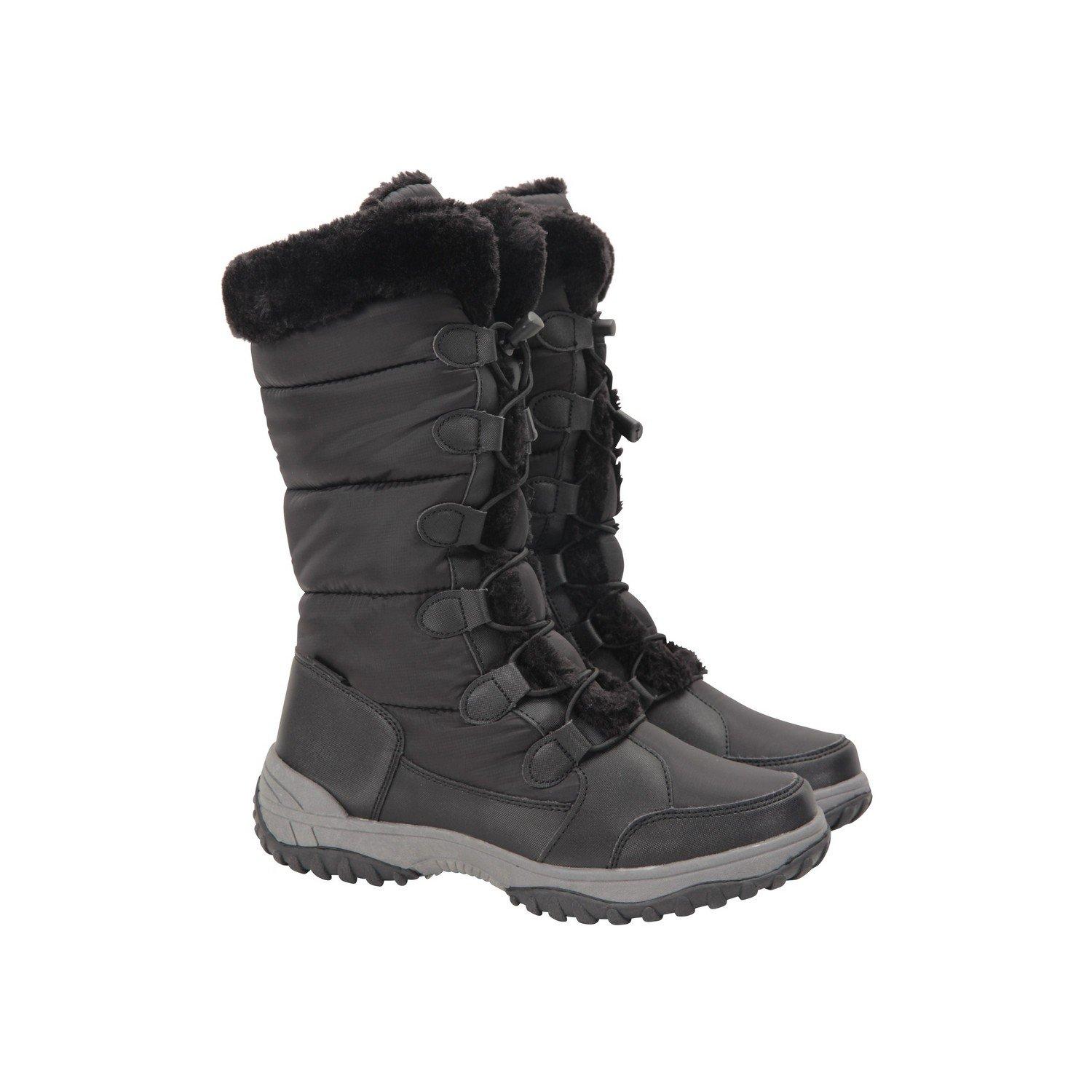 Schneestiefel Snowflake Damen Schwarz 42 von Mountain Warehouse