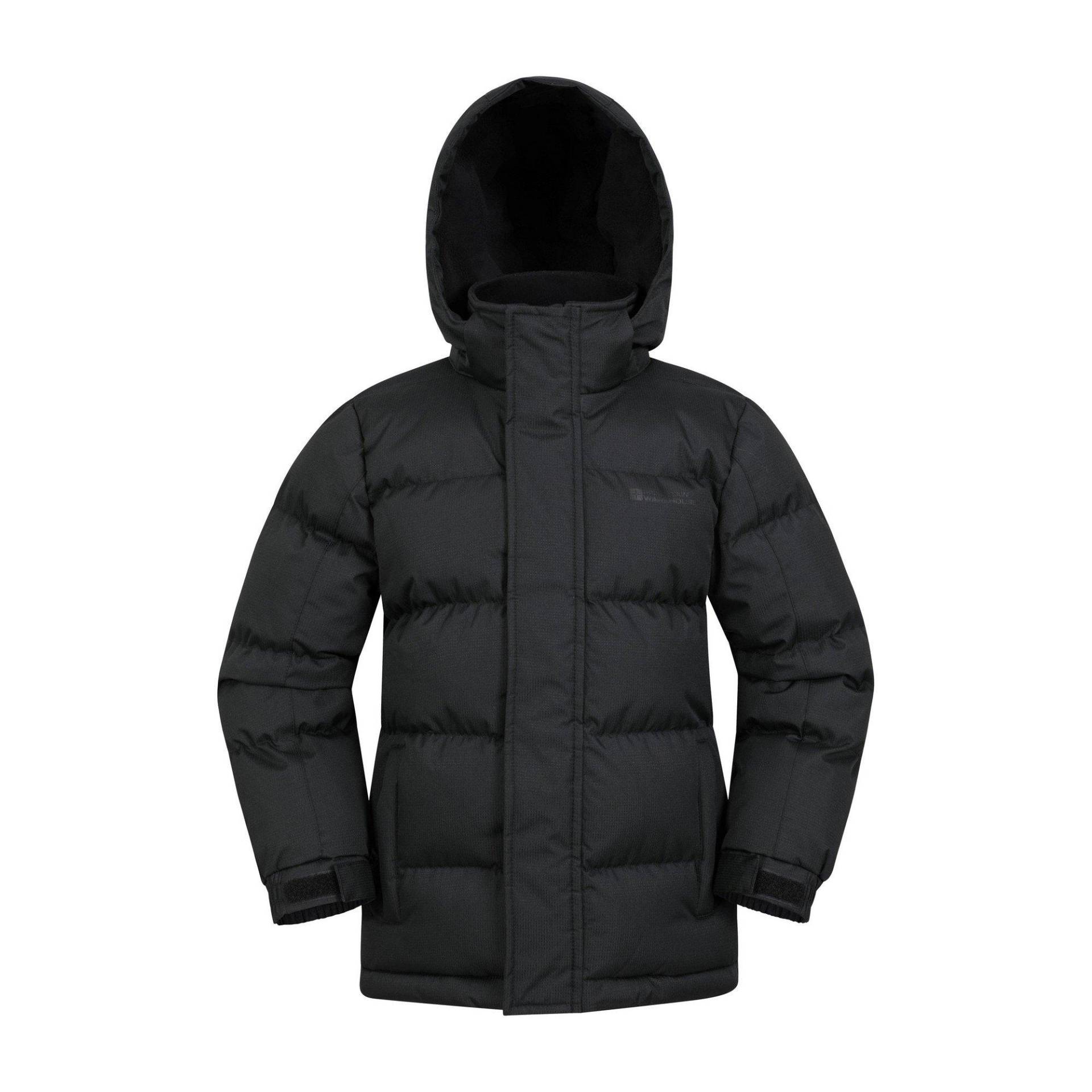 Snow Ii Steppjacke Wasserbeständig Mädchen Schwarz 140 von Mountain Warehouse