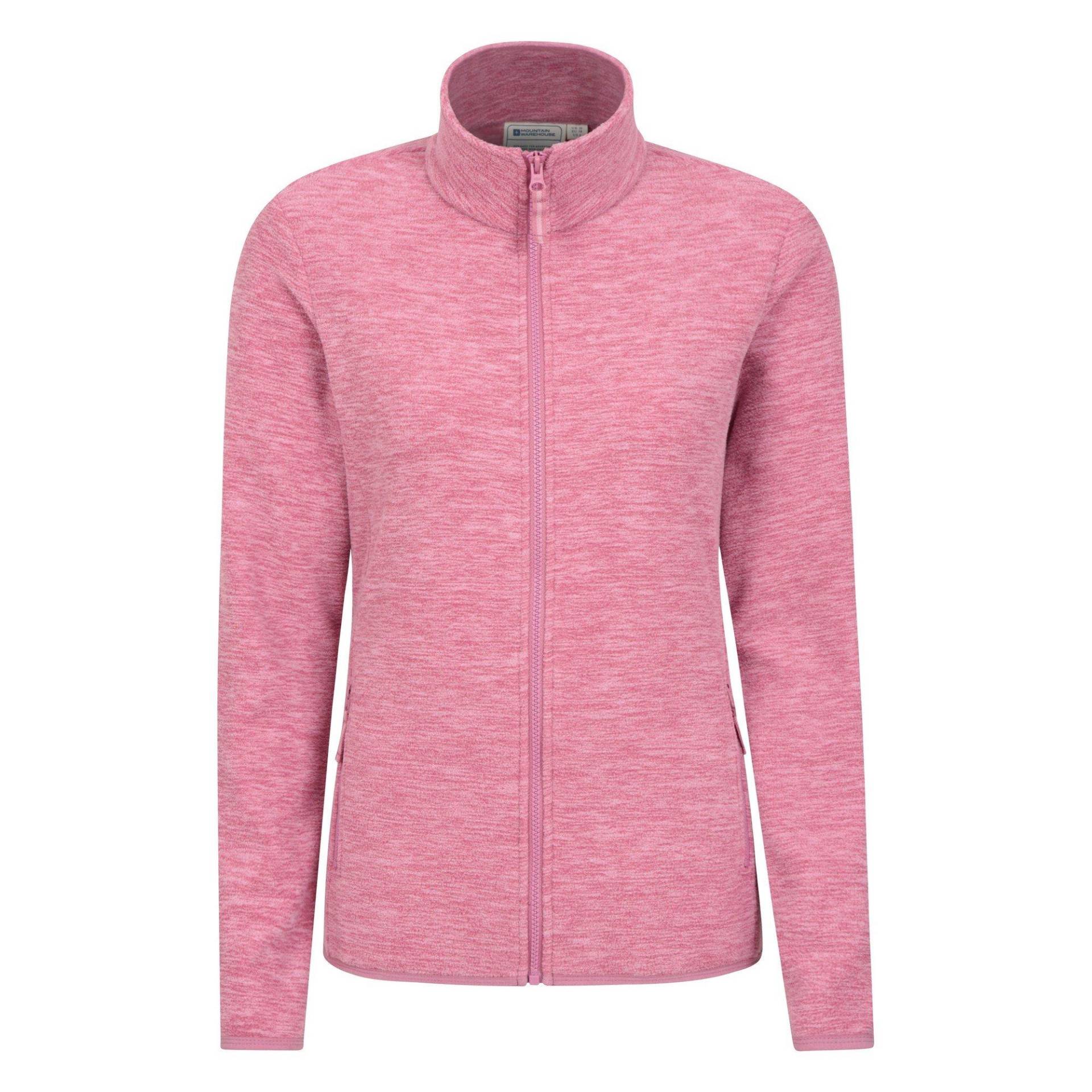 Snowdon Ii Fleecejacke Durchgehender Reißverschluss Damen Pink 40 von Mountain Warehouse