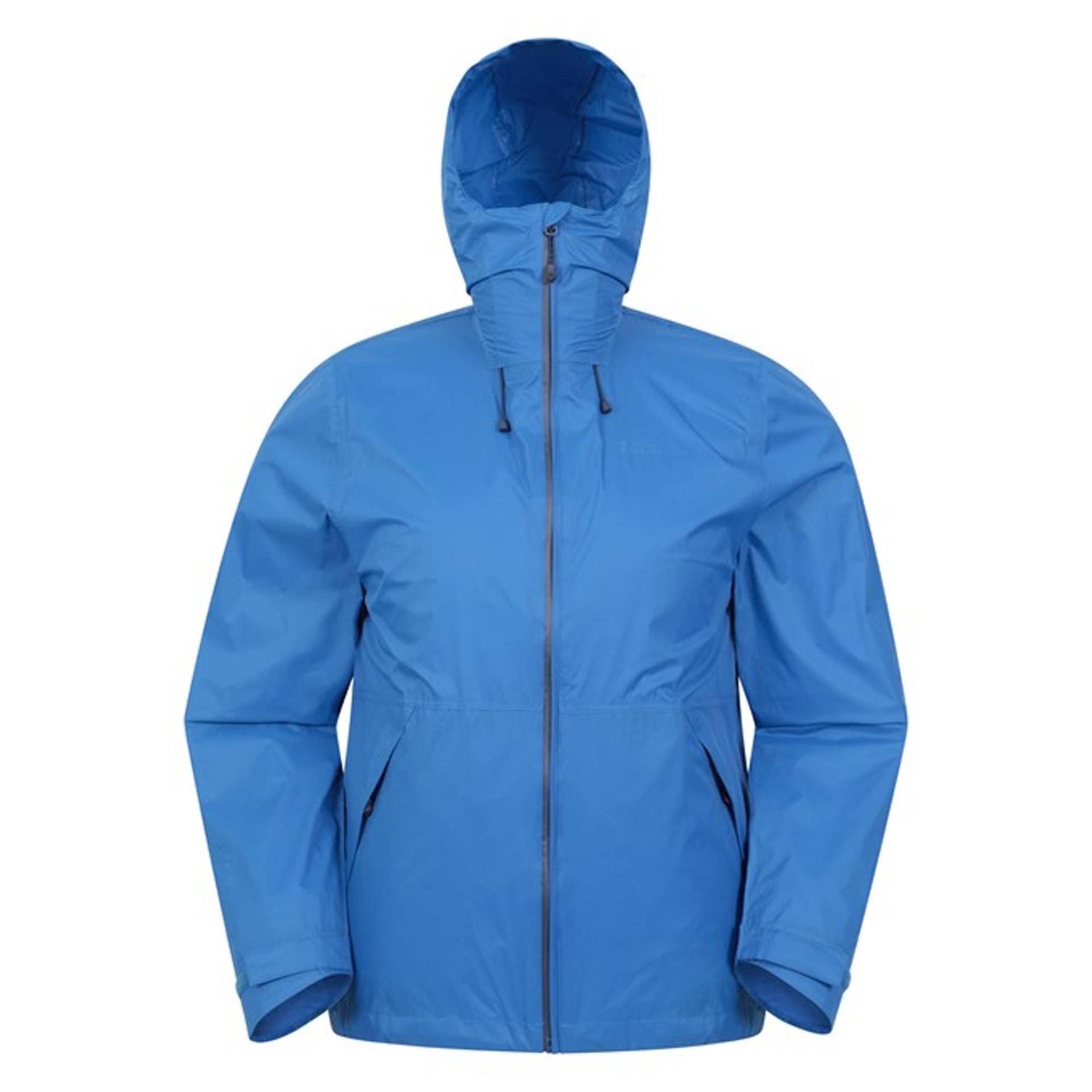 Swerve Jacke, Wasserfest Zum Falten Herren Blau L von Mountain Warehouse