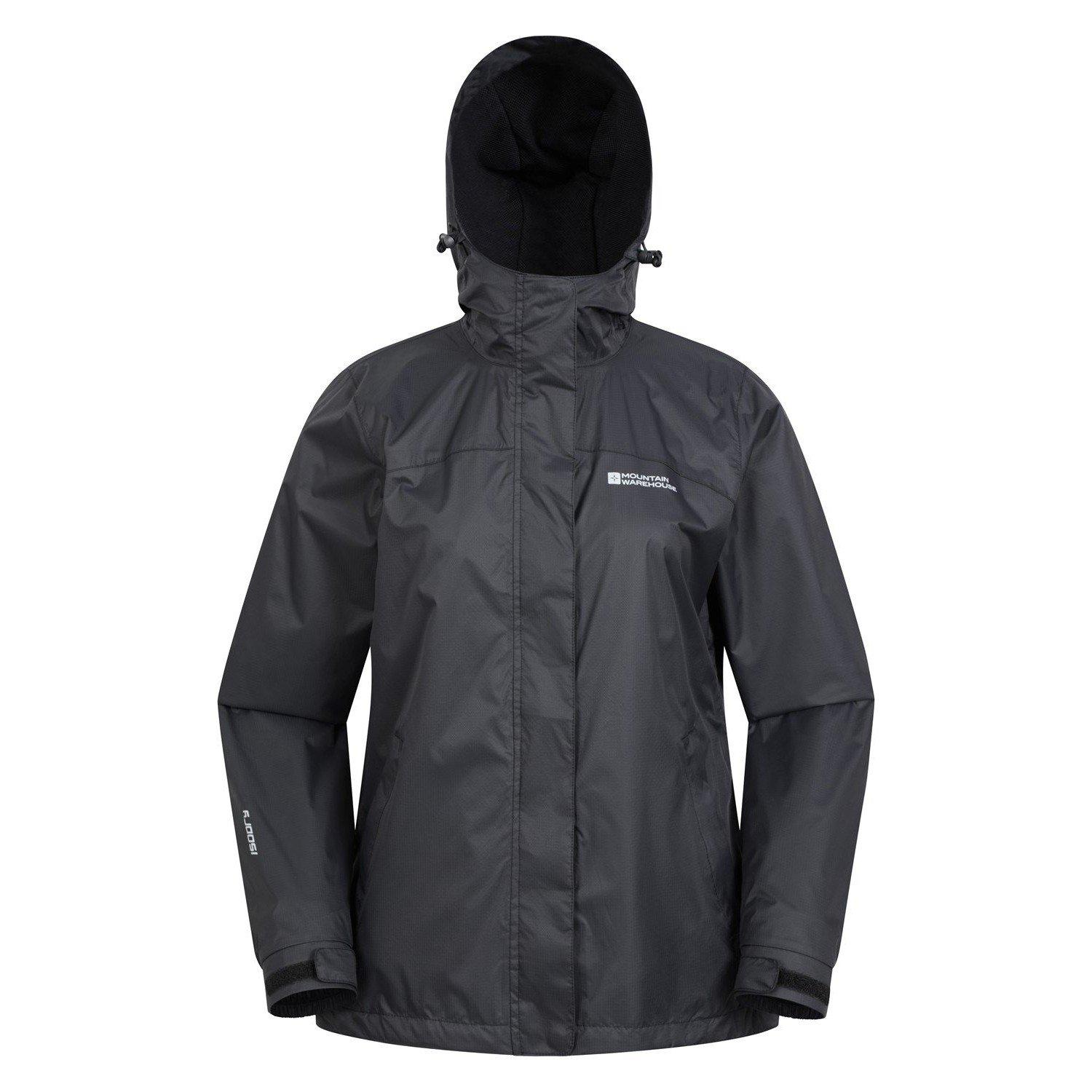 Torrent Jacke, Wasserfest Damen Schwarz 38 von Mountain Warehouse