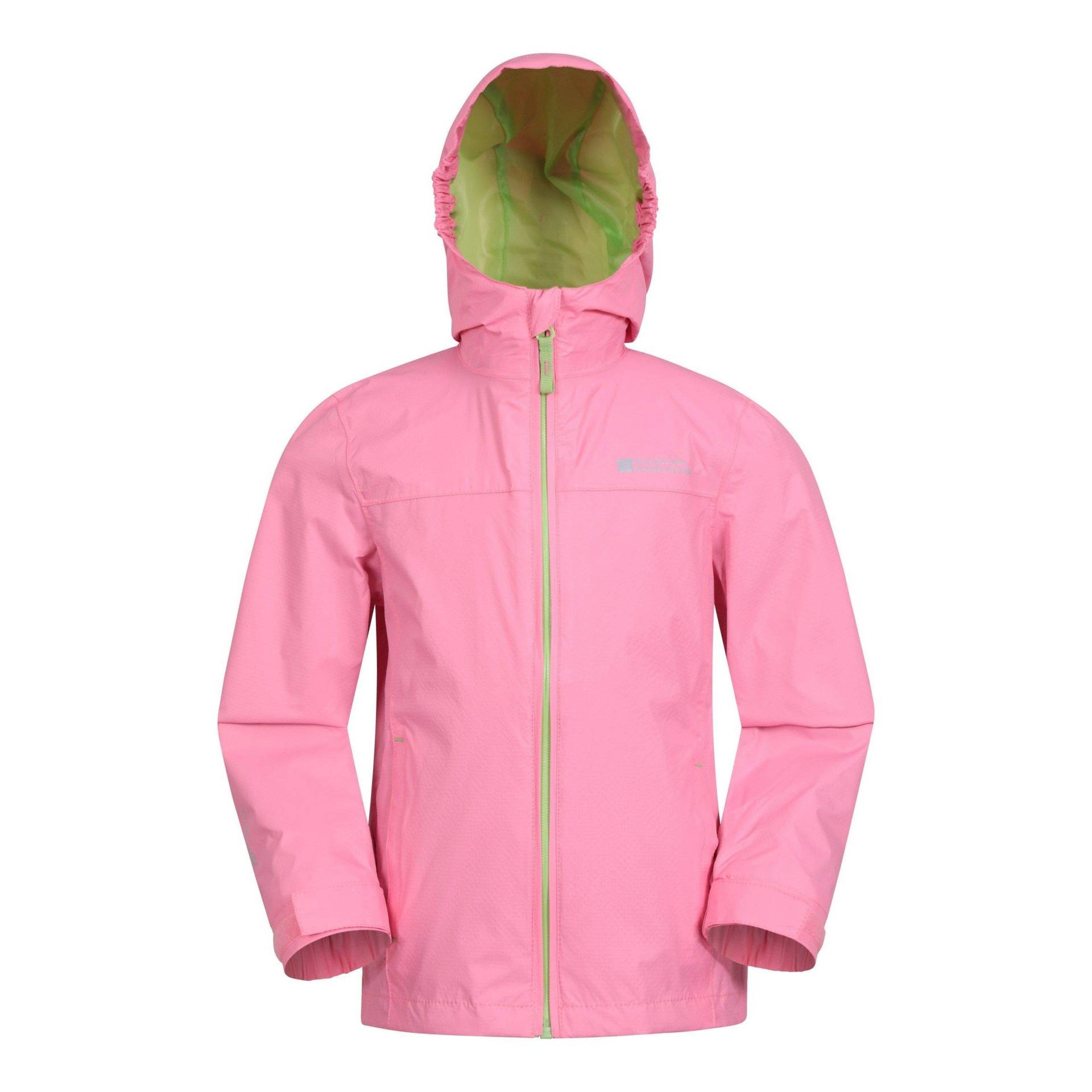 Torrent Jacke, Wasserfest Versiegelte Nähte Mädchen Pink 158 von Mountain Warehouse