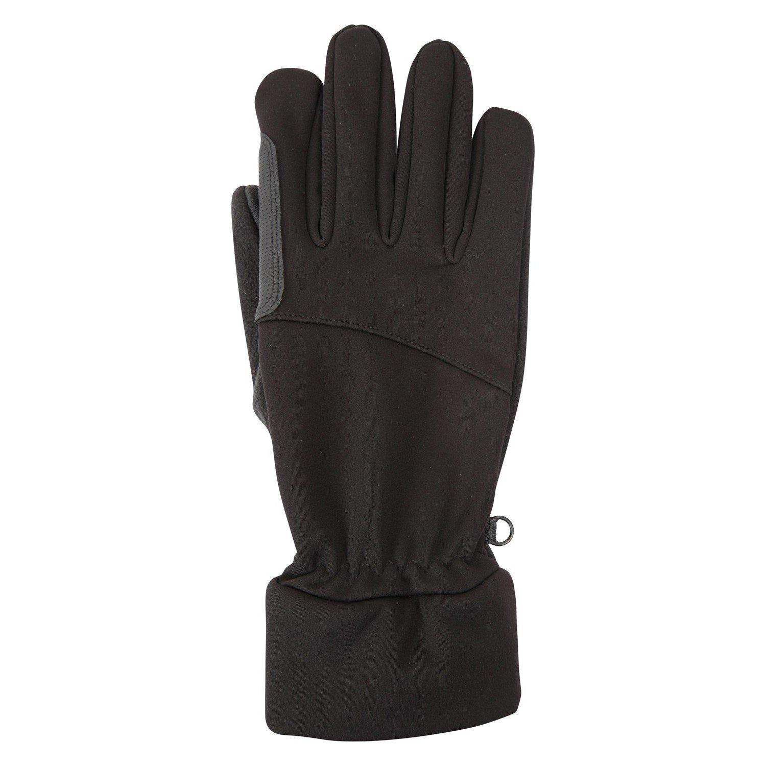 Touchscreenhandschuhe, Softshell Damen Schwarz L von Mountain Warehouse