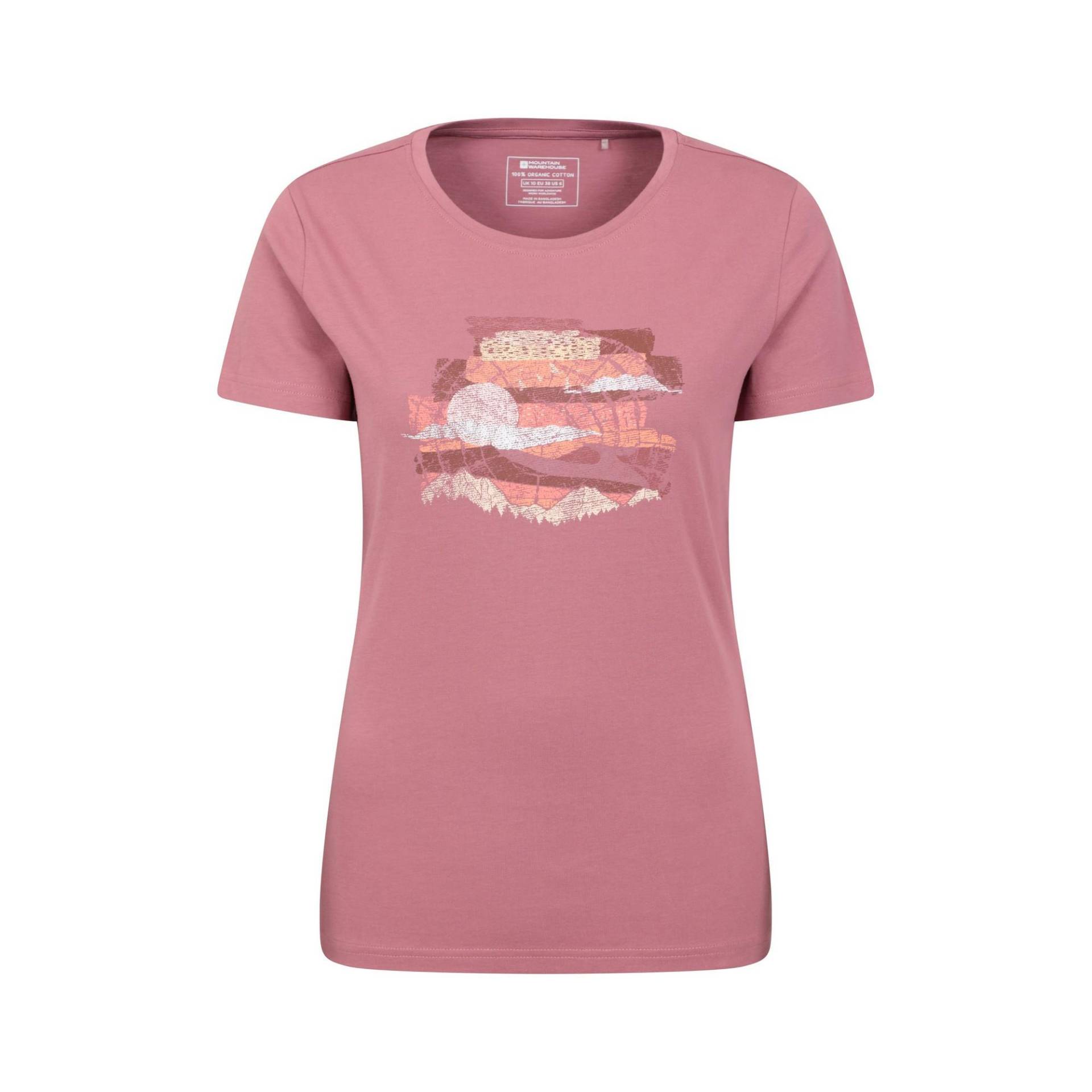 Tshirt Damen Dunkelrosa 44 von Mountain Warehouse