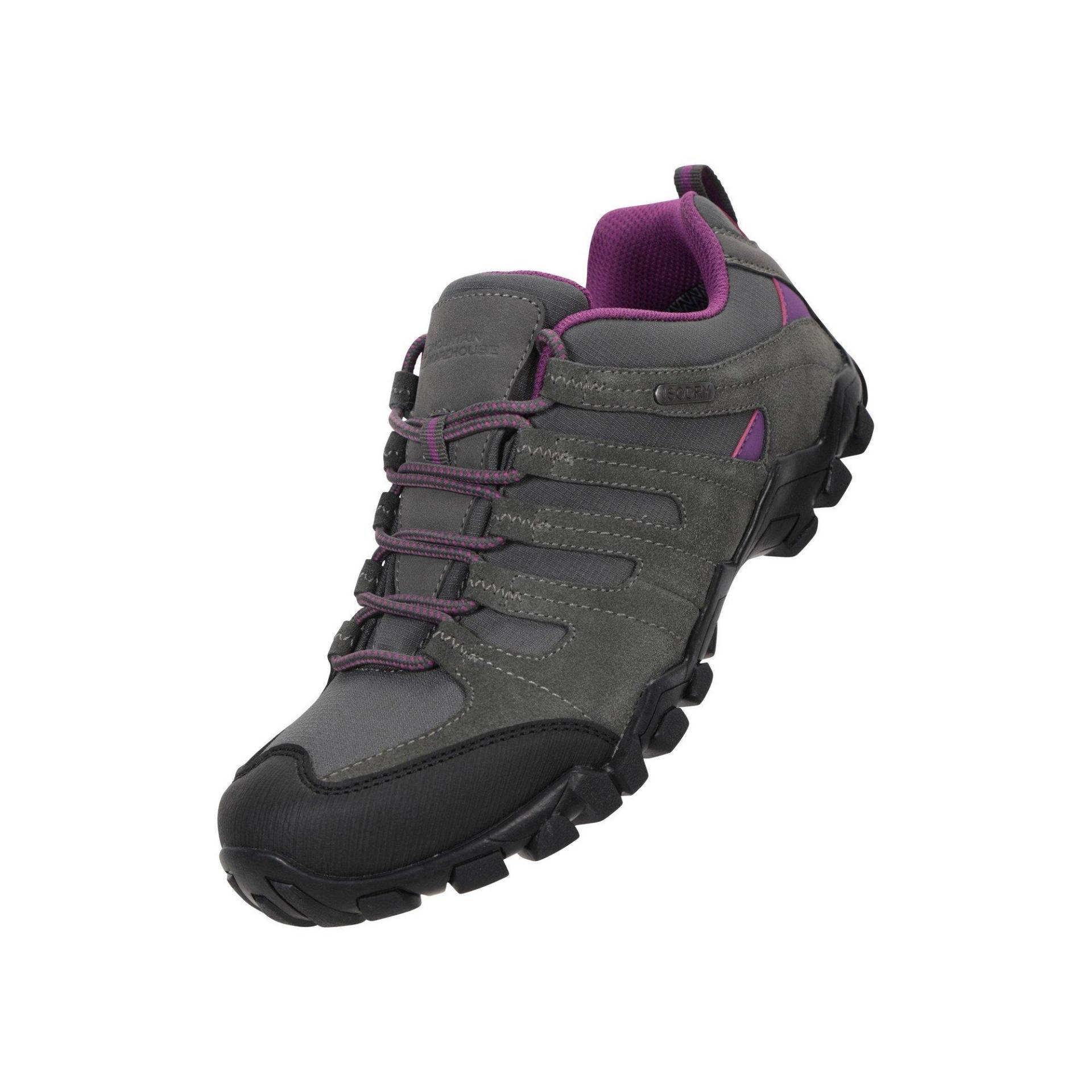 Wanderschuhe Belfour, Wildleder Damen Grau 38 von Mountain Warehouse