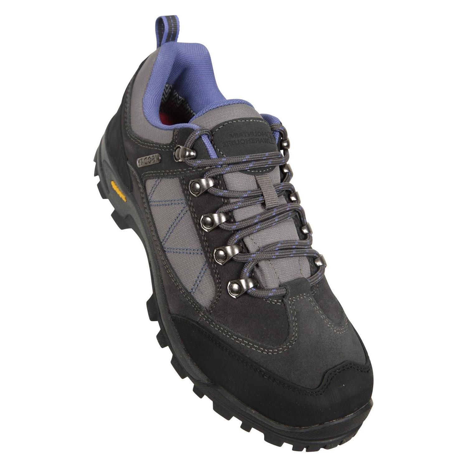 Wanderschuhe Extreme, Regenwetter, Wildleder Damen Grau 37 von Mountain Warehouse