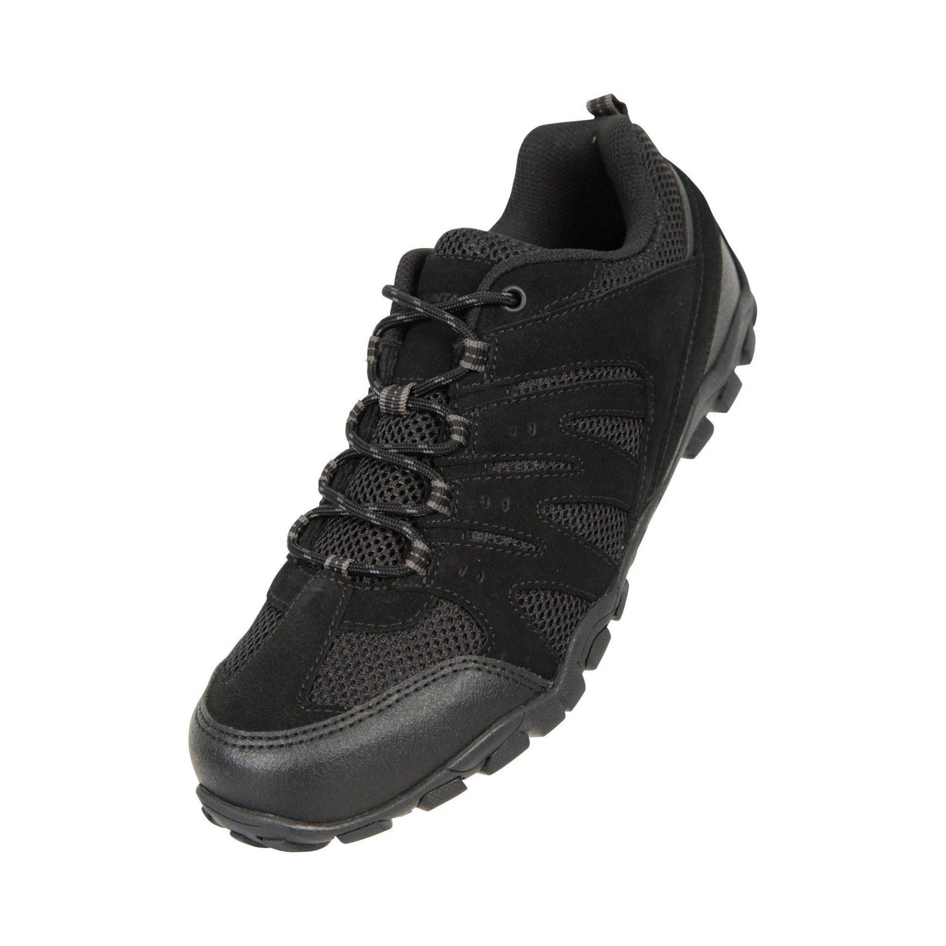 Wanderschuhe Outdoor Ii, Wildleder Damen Schwarz 39.5 von Mountain Warehouse