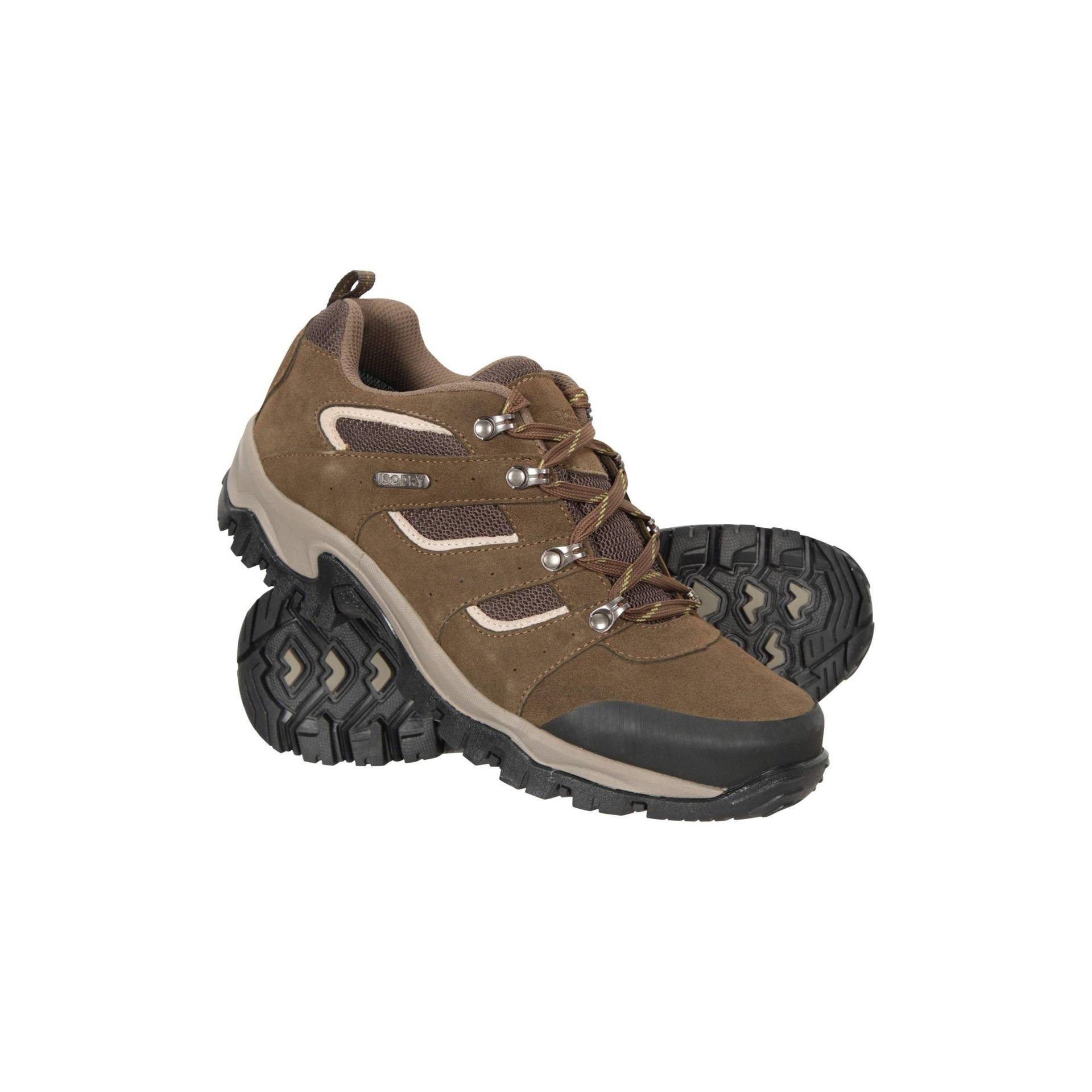 Wanderschuhe Voyage, Wildleder Herren Braun 40.5 von Mountain Warehouse