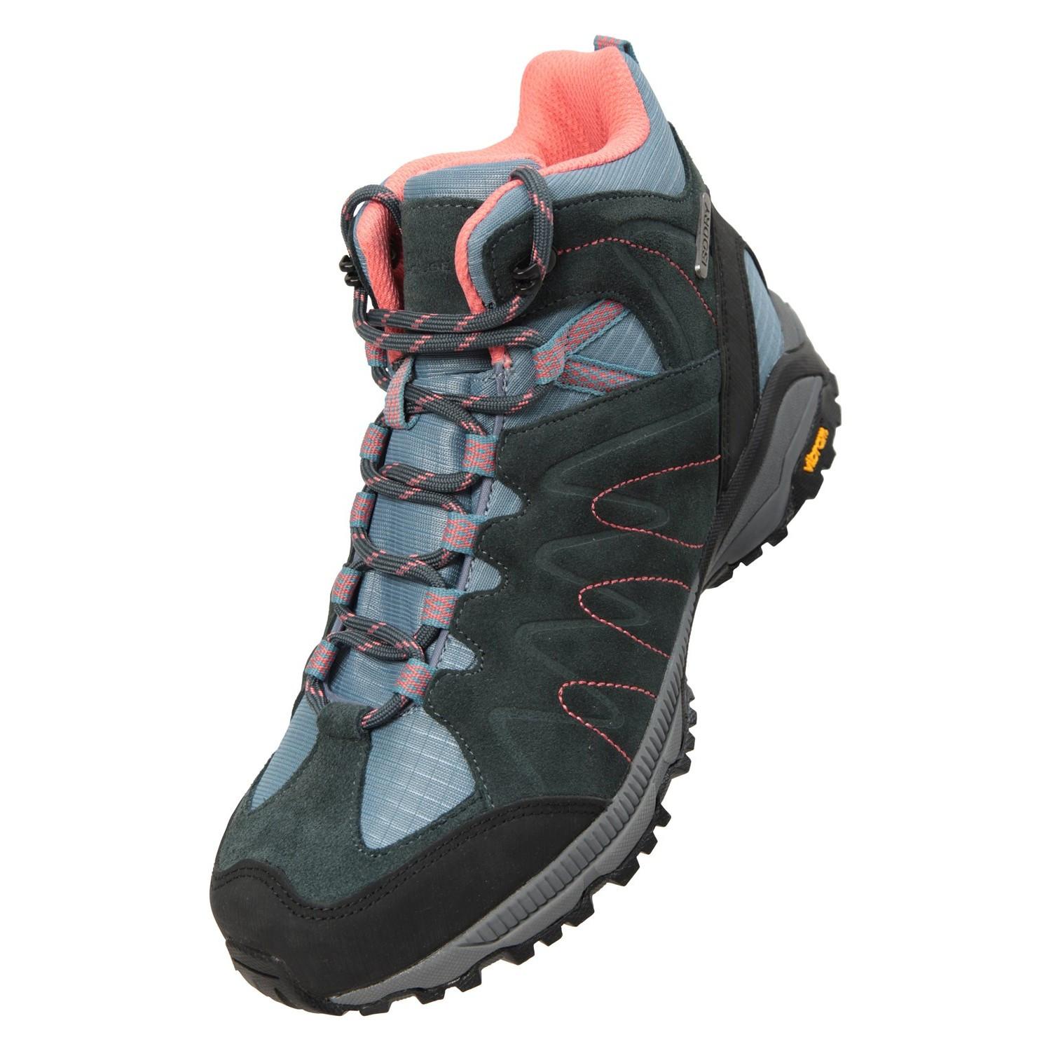 Wanderstiefel Rockies Extreme, Wildleder Damen Blau 37 von Mountain Warehouse