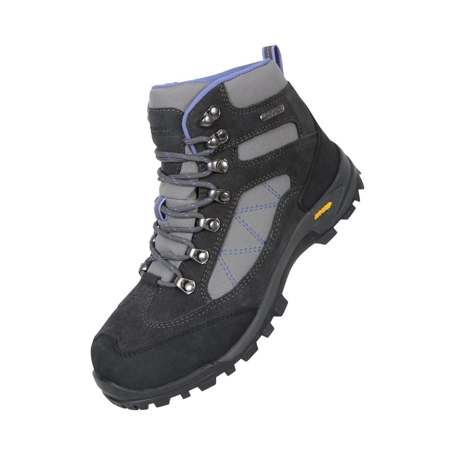 Wanderstiefel Storm, Wildleder Damen Grau 39.5 von Mountain Warehouse