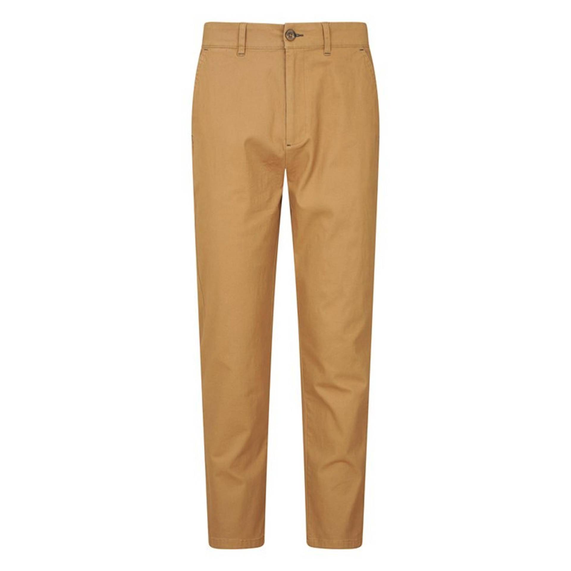 Woods Chino Herren Tan W34 von Mountain Warehouse