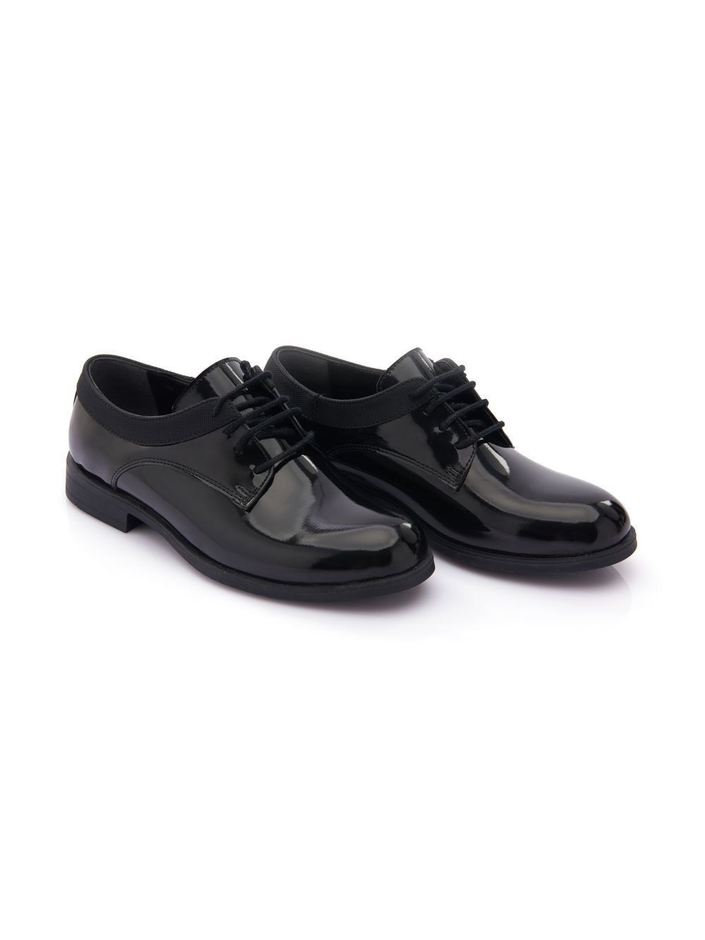 Moustache patent-leather oxford shoes - Black von Moustache