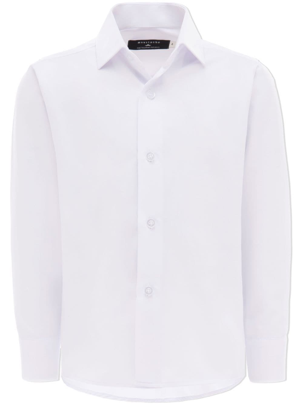 Moustache solid-color dress shirt - White von Moustache