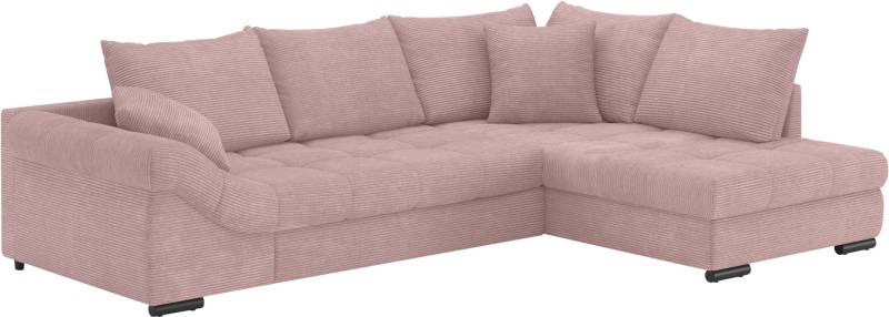 Mr. Couch Ecksofa »Allegro, L-Form«, mit Hochschläfer-Bettauszug, wahlweise mit Kaltschaum von Mr. Couch